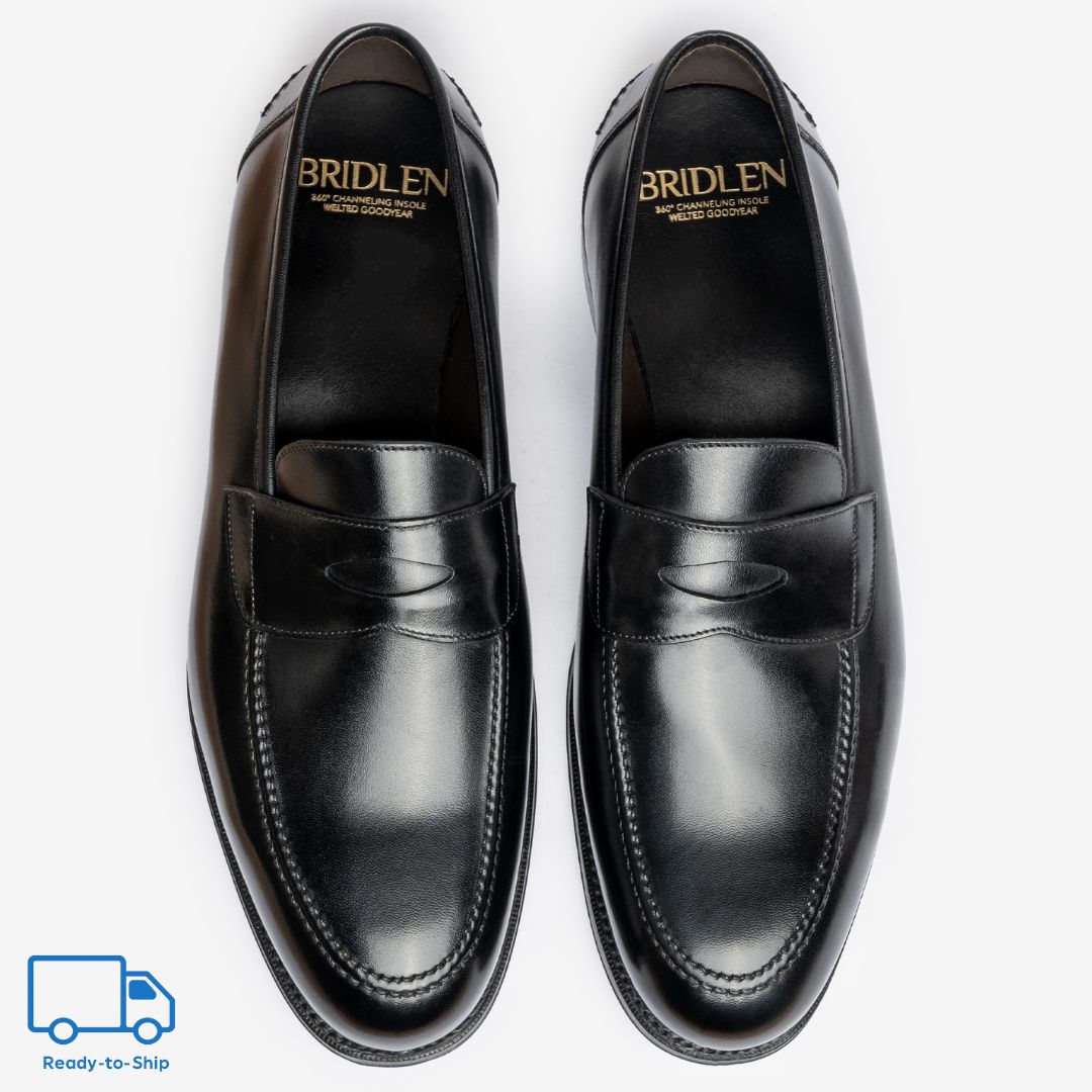 Penny Loafer Ii |  Black - Rufer Last