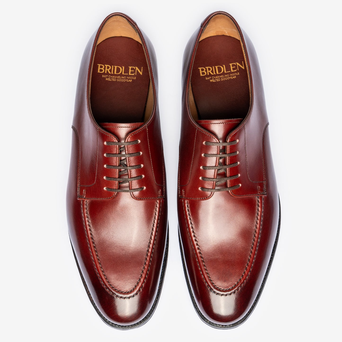 U-Tip Derby - Burgundy - Chip Last