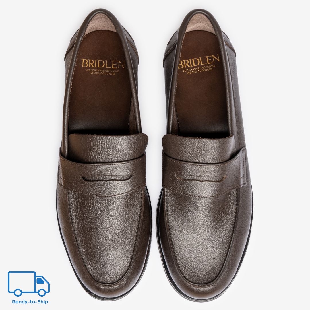 Unlined Moccasin |  Mokka - Armin Last