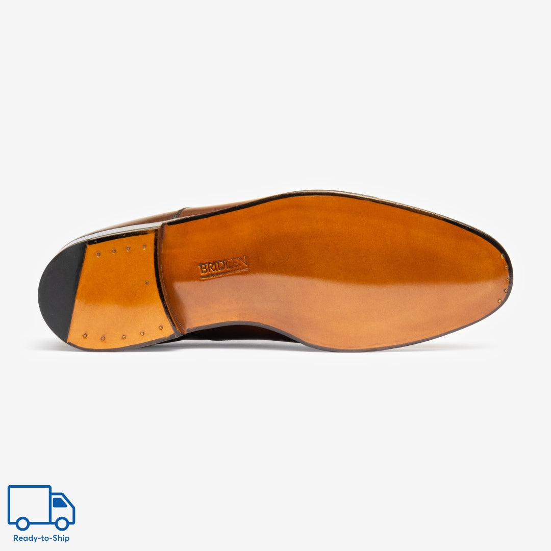 Straight Tip Oxford - Brown - Zip Last - RTW