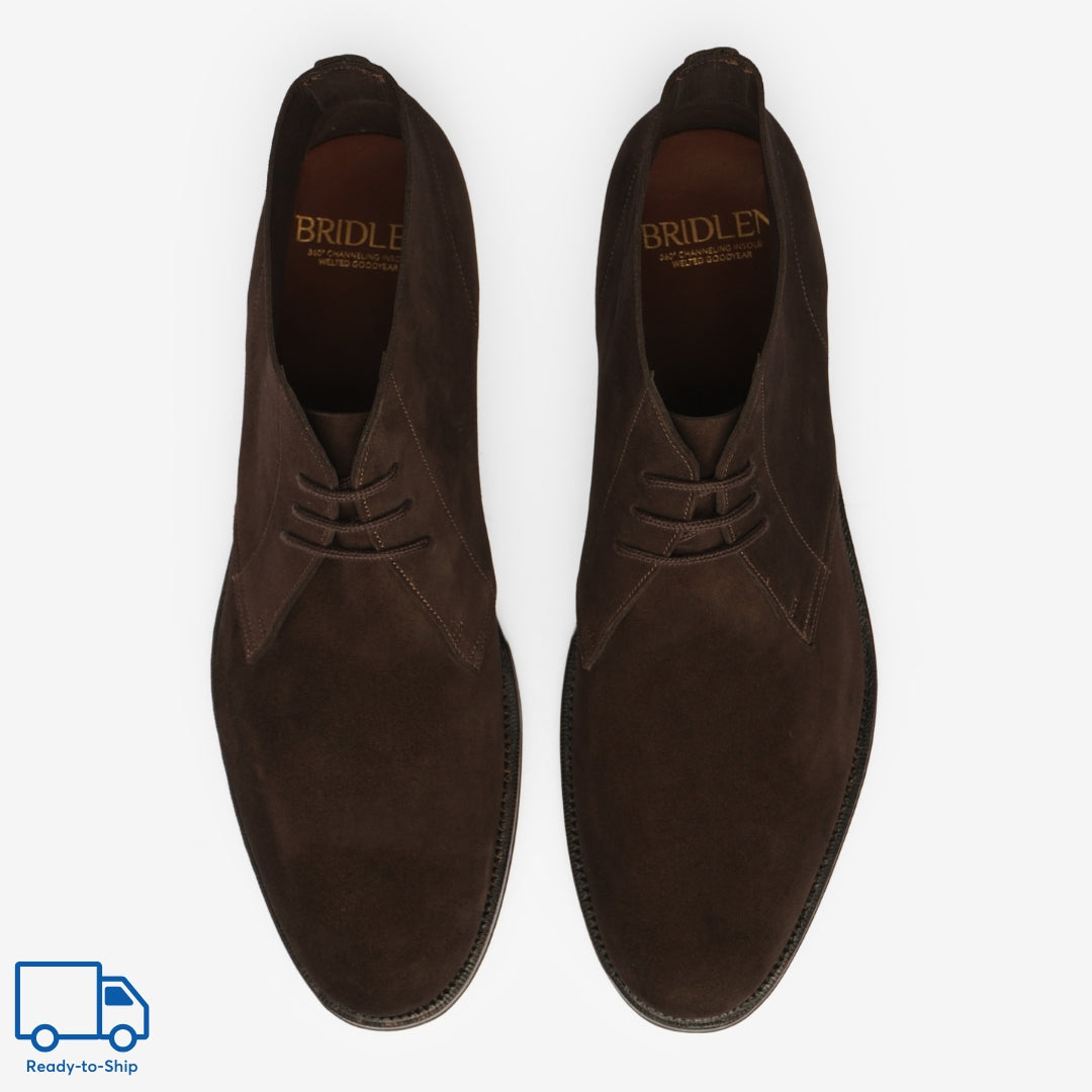 Unlined Chukka Boot |  Bitter Choco - Rui Last