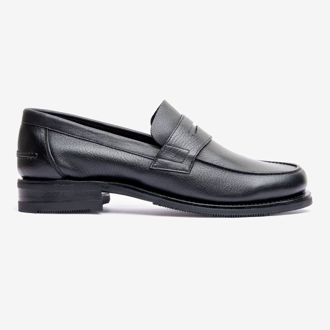 Unlined Moccasin |  Noir Milled - Armin Last