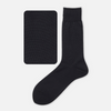 Cotton Plain Socks - Black - by Tabio
