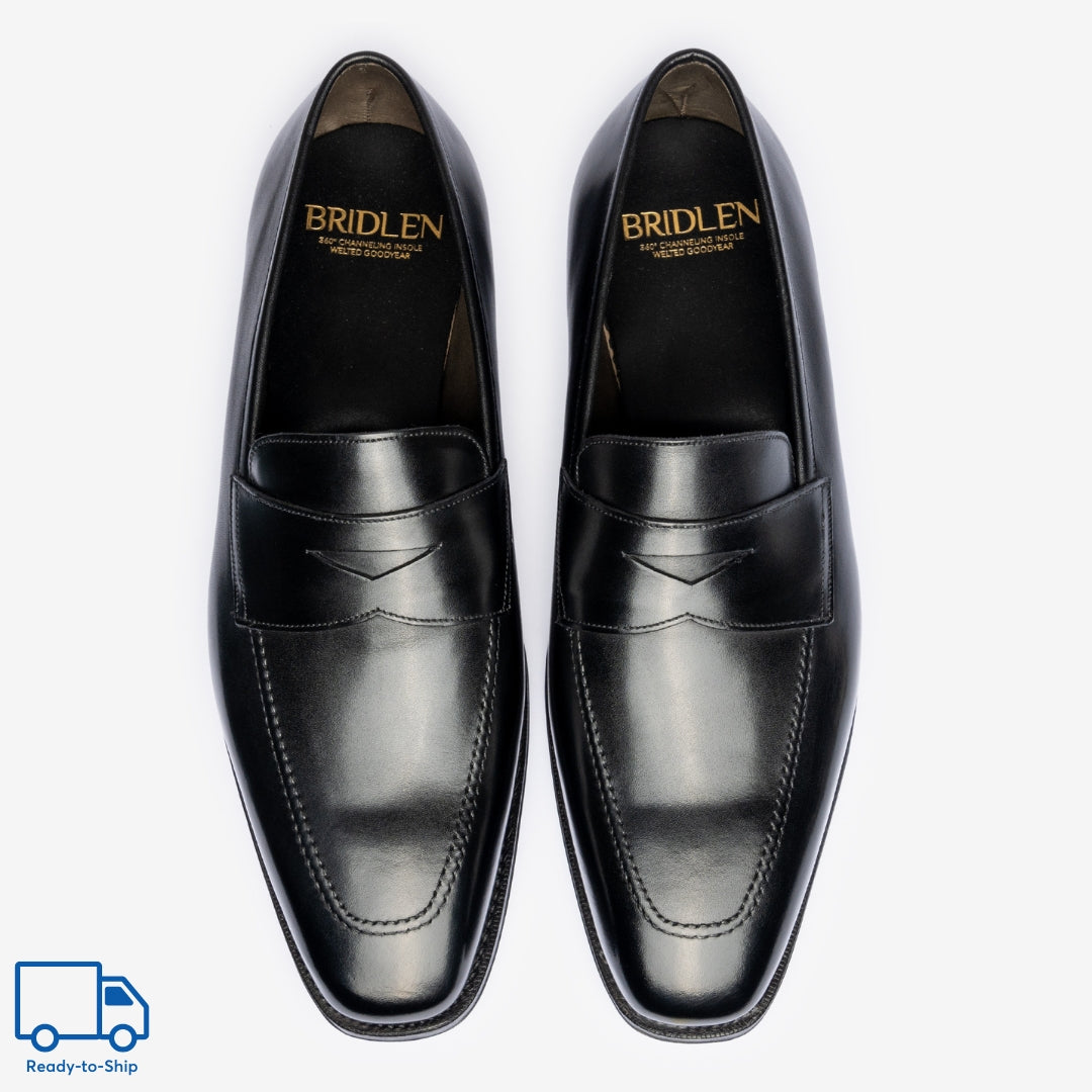 Penny Loafer |  Black  - Deer Last