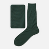 Cotton Plain Socks - Green - by Tabio