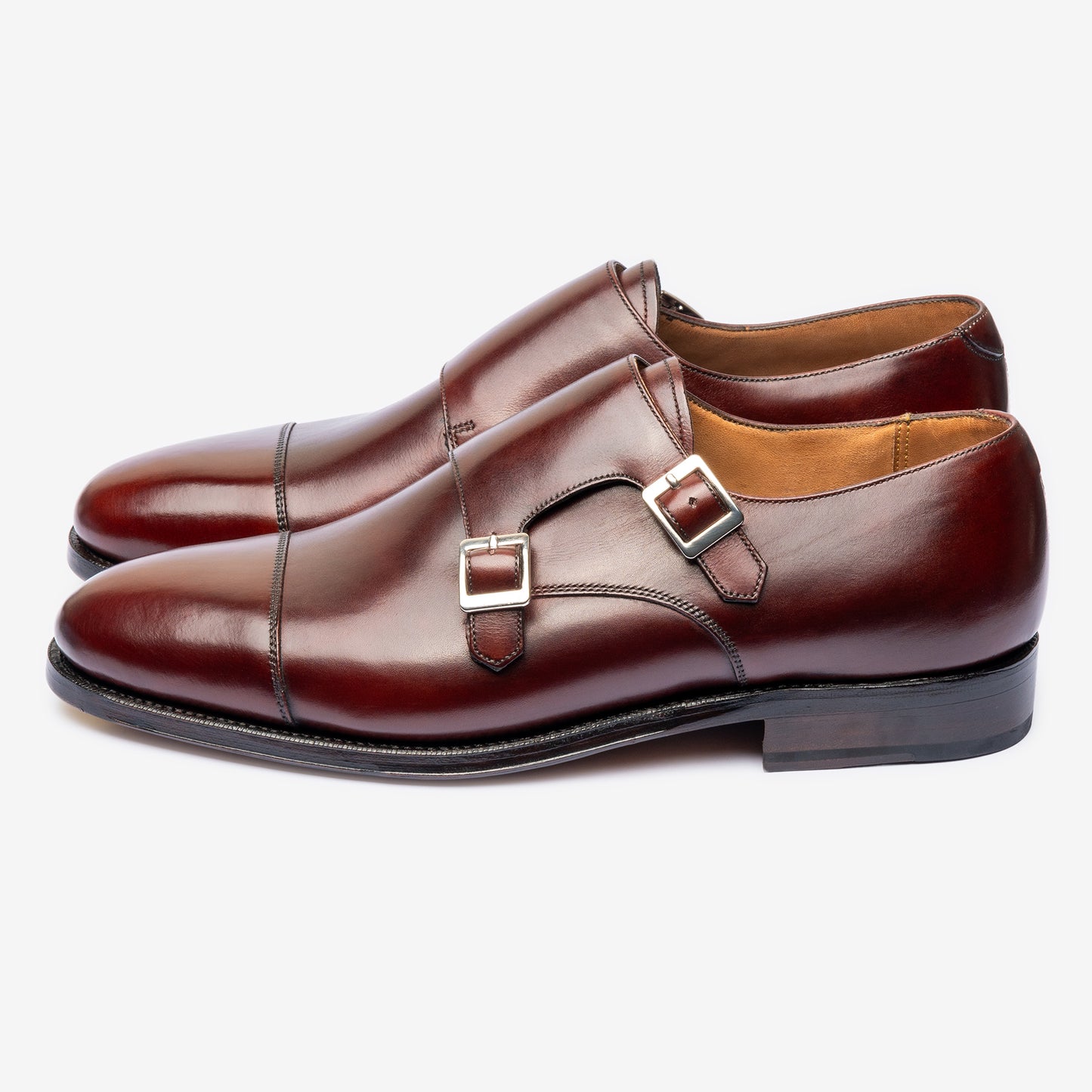 Double Monk - Burgundy - Zip Last