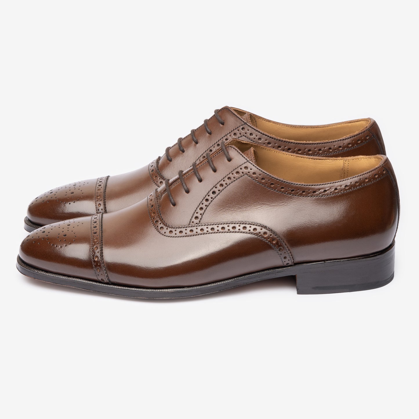 Semi Brogue Oxford - Brown - Blake Line