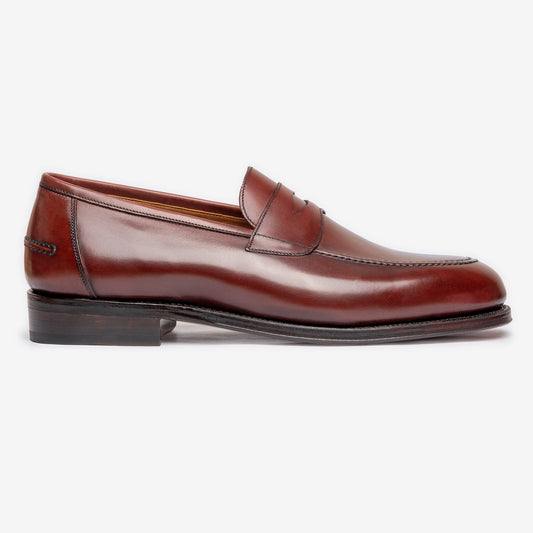 Penny Loafer II - Burgundy - Rufer Last