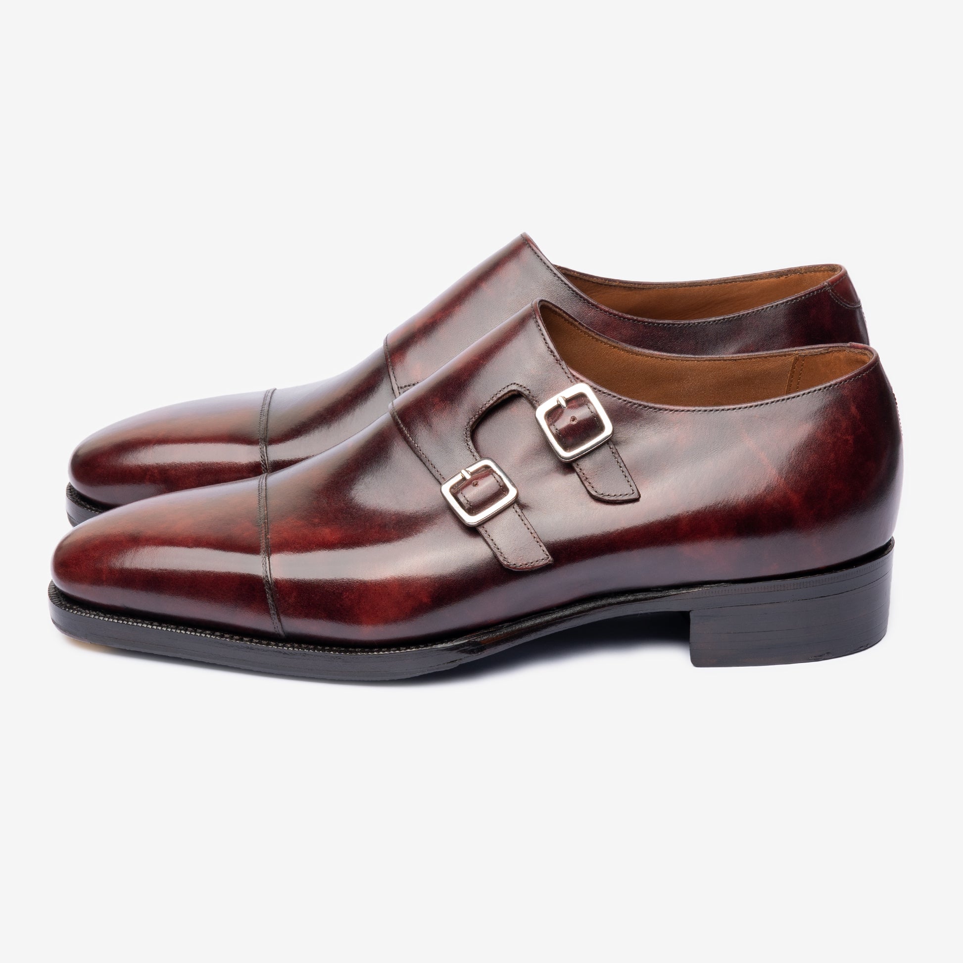 Double Monk - Burgundy Museum Calf - Deus Last - Founders 25 Bridlen Double Monk - Burgundy Museum Calf - Deus Last - Founders 25 Bridlen