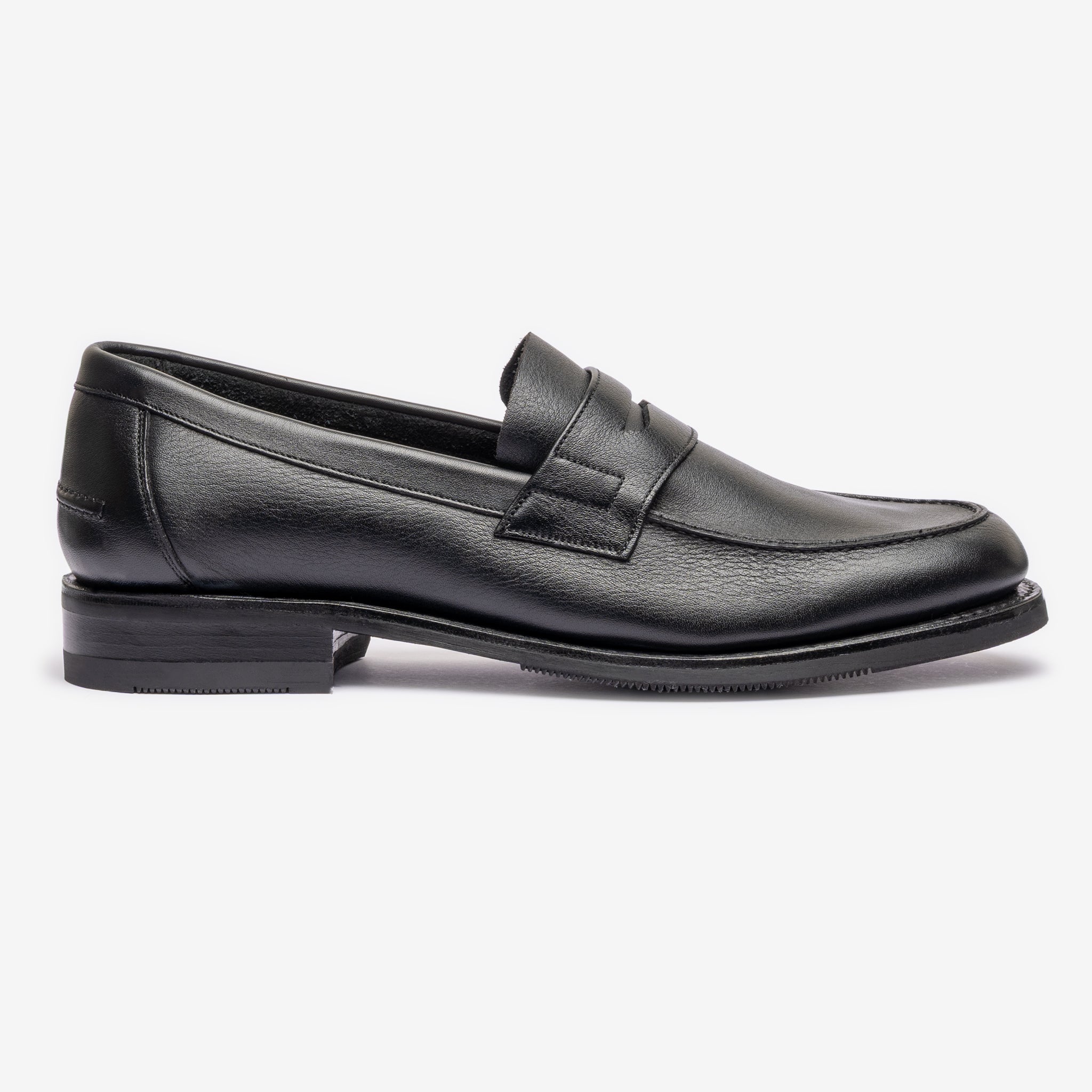 Unlined Moccasin | Noir Milled - Armin Last