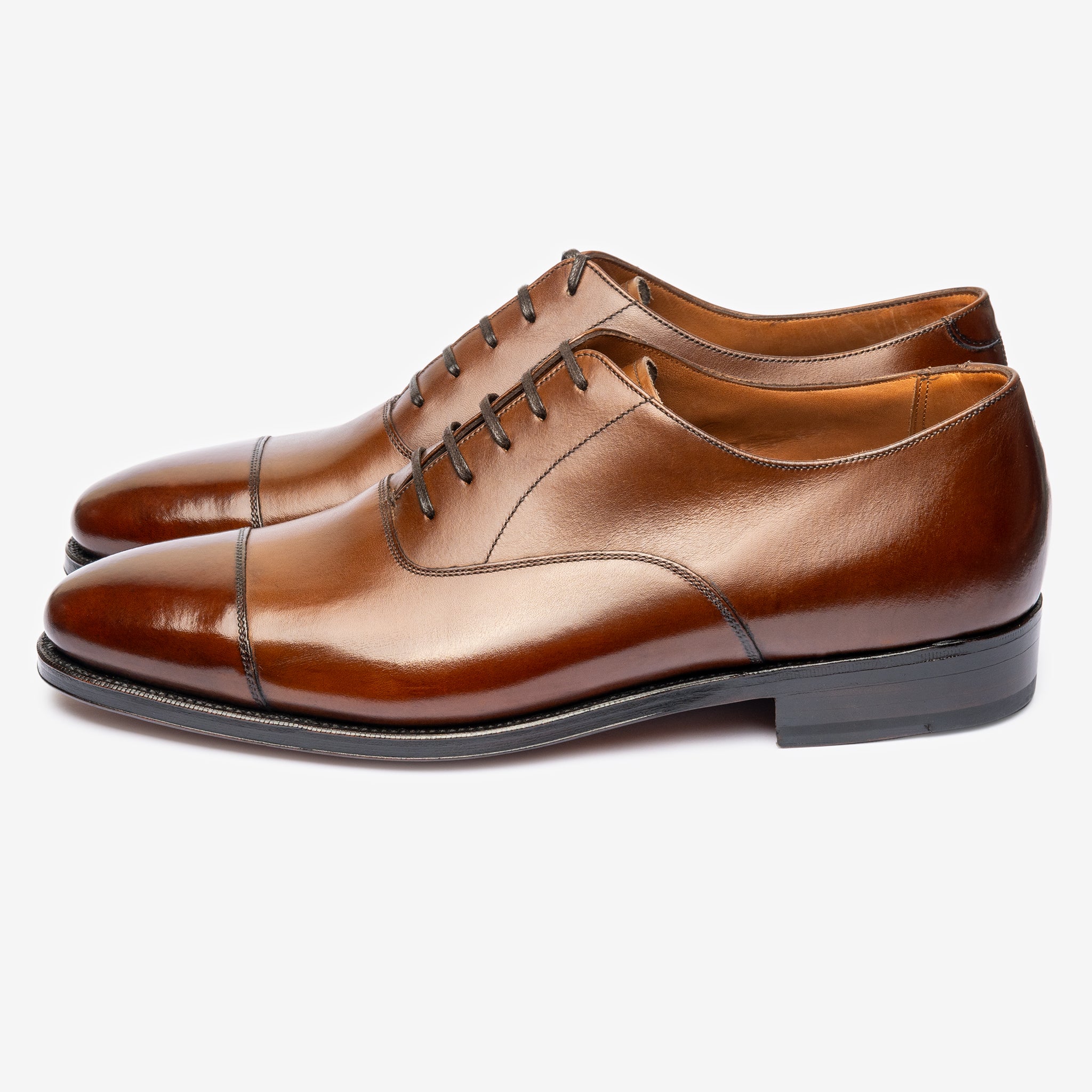 Straight Tip Oxford |  Brown - Zip Last