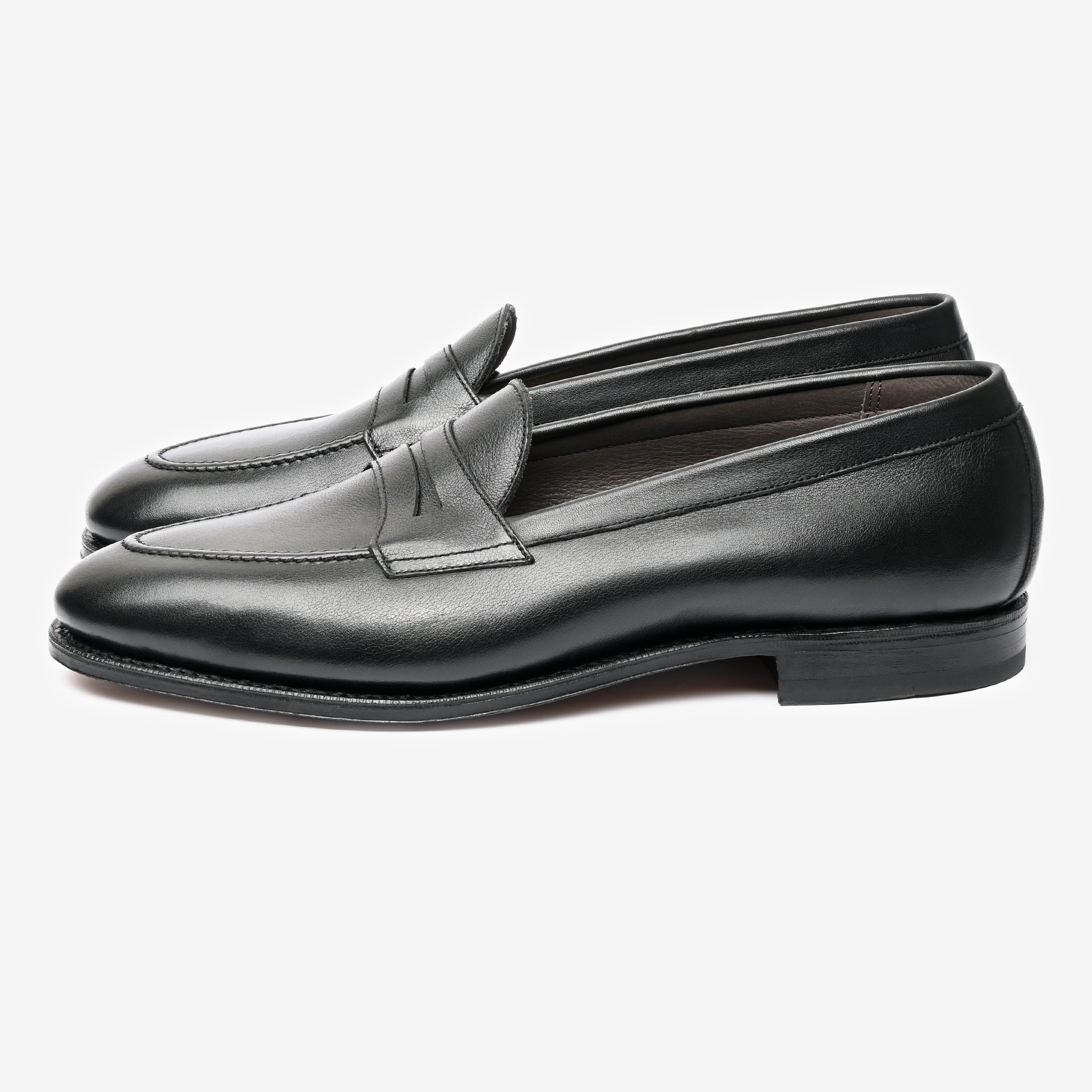Prep Loafer |  Black Rusticalf - Rufer Last