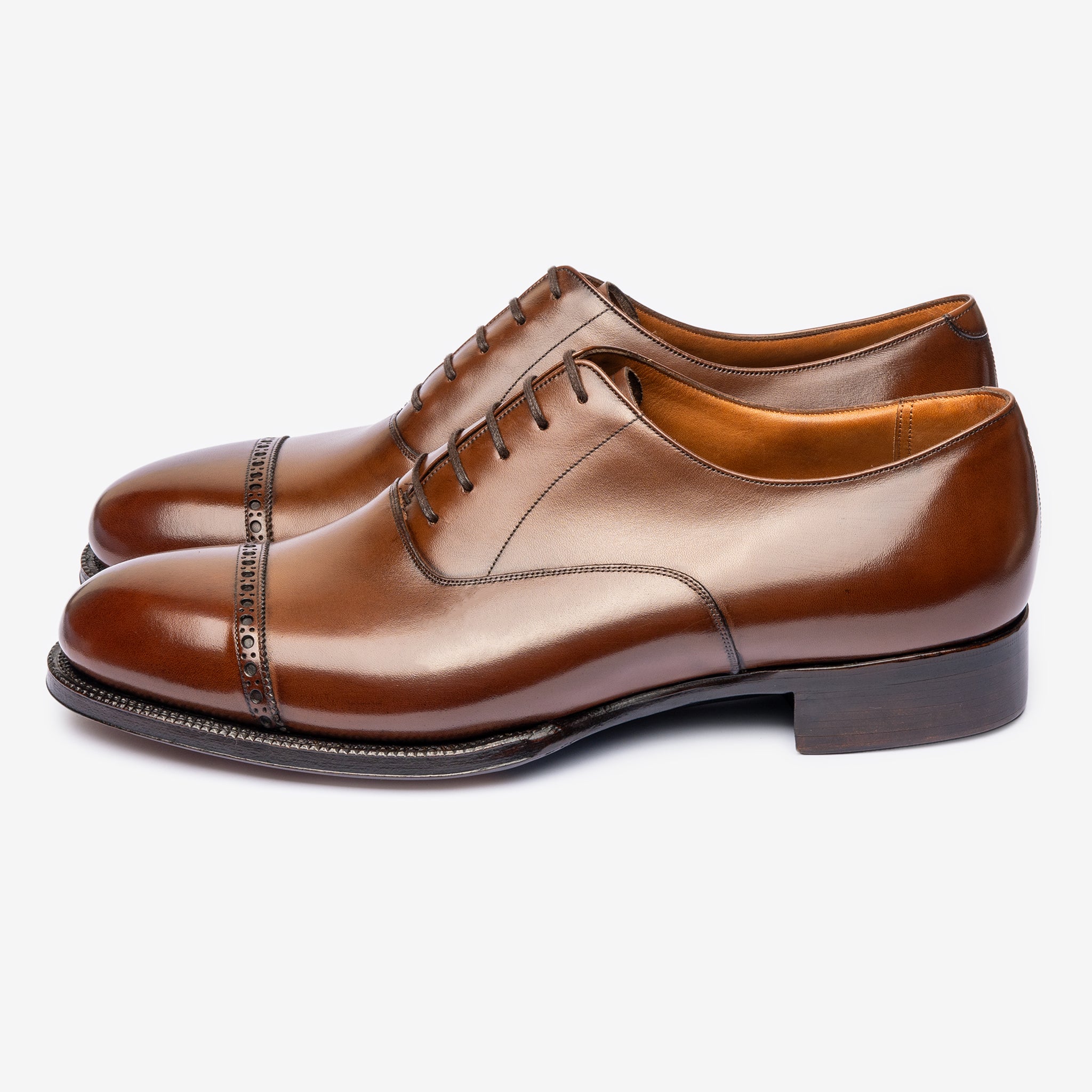 Punch Cap Oxford - Dark Brown - Rui Last - Founders 25