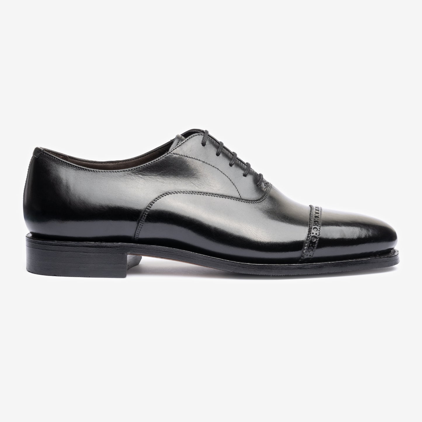 Punch Cap Oxford - Black - Chip Last