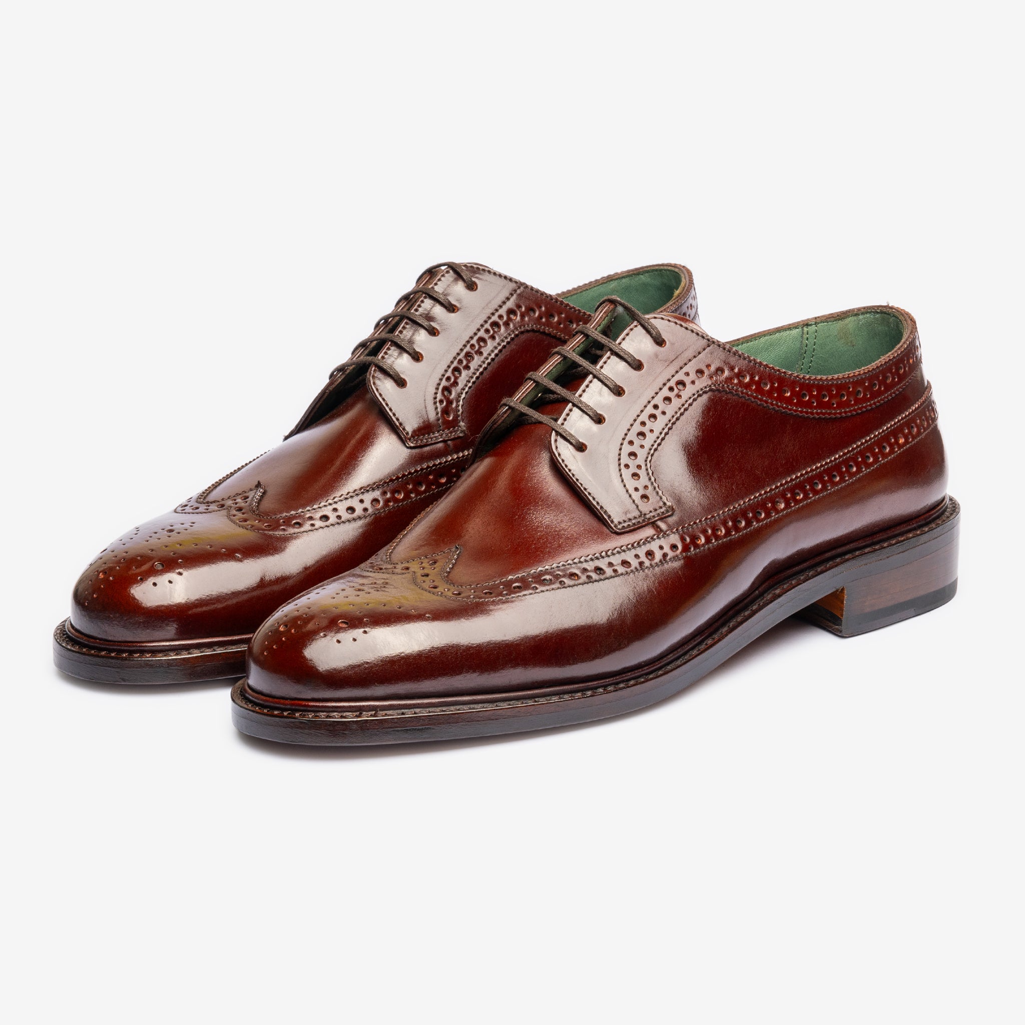 Longwing Derby |  Bordo Shell Cordovan - Rui Last