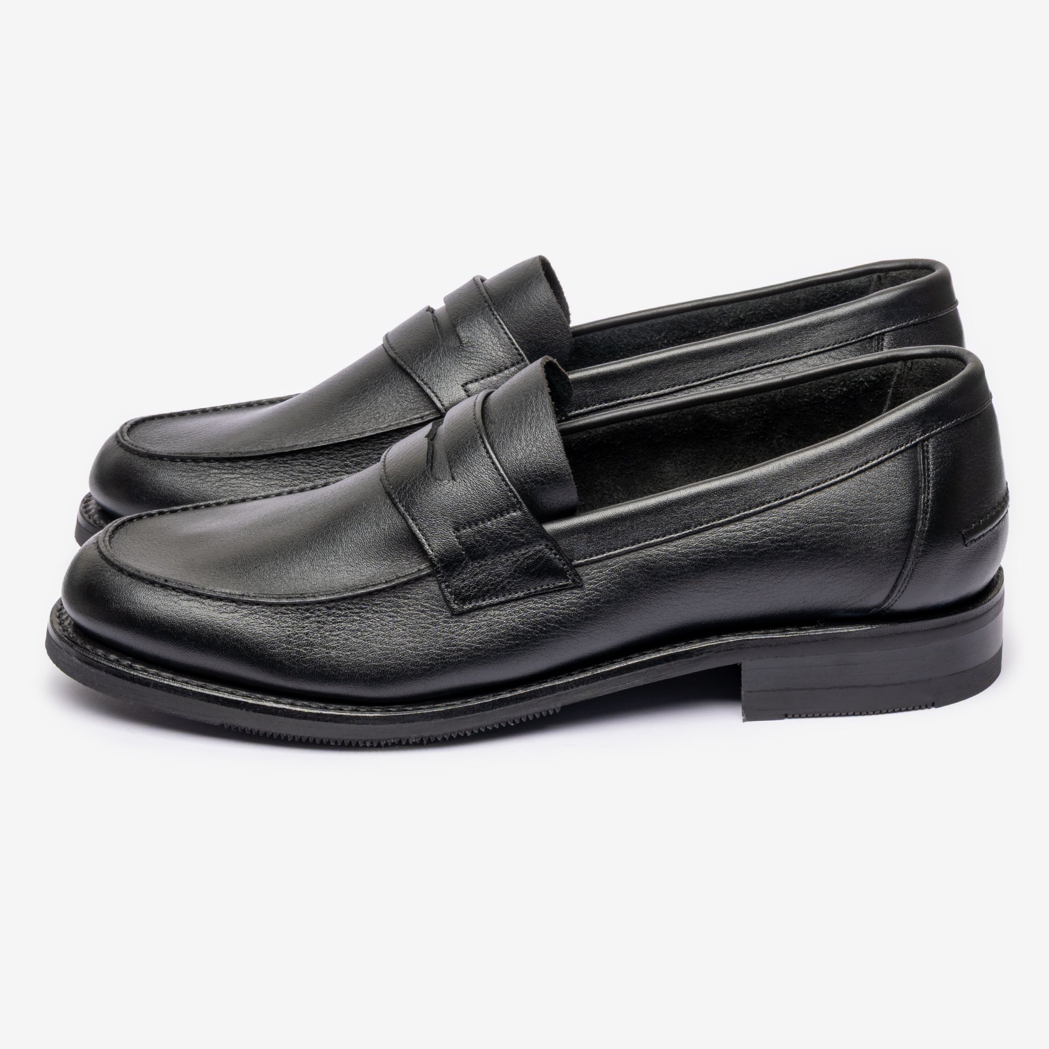 Unlined Moccasin | Noir Milled - Armin Last