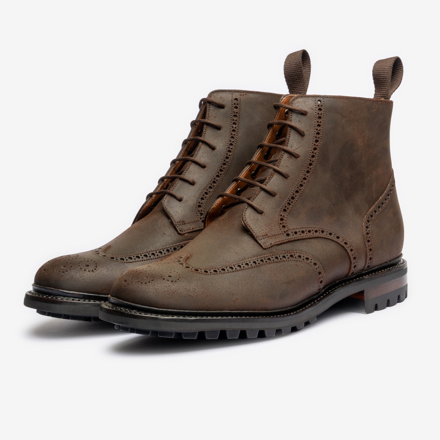 Wingtip Boot - Waxy Commander Brown - Saga Last