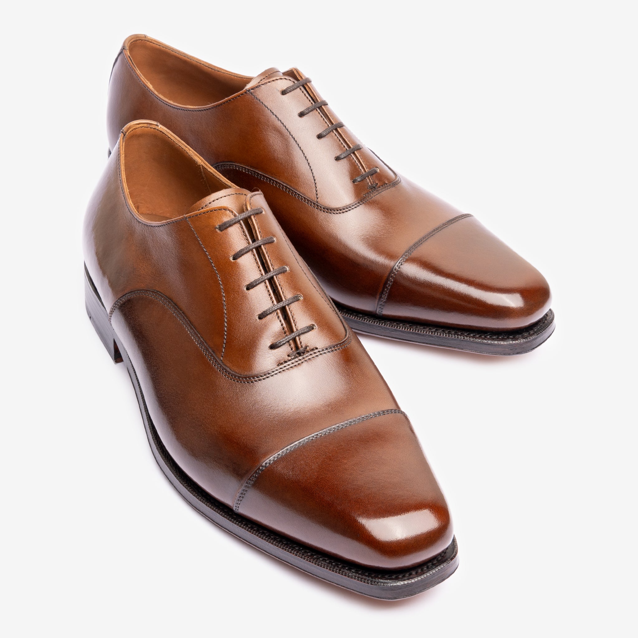 Straight Tip Oxford |  Brown - Land Last