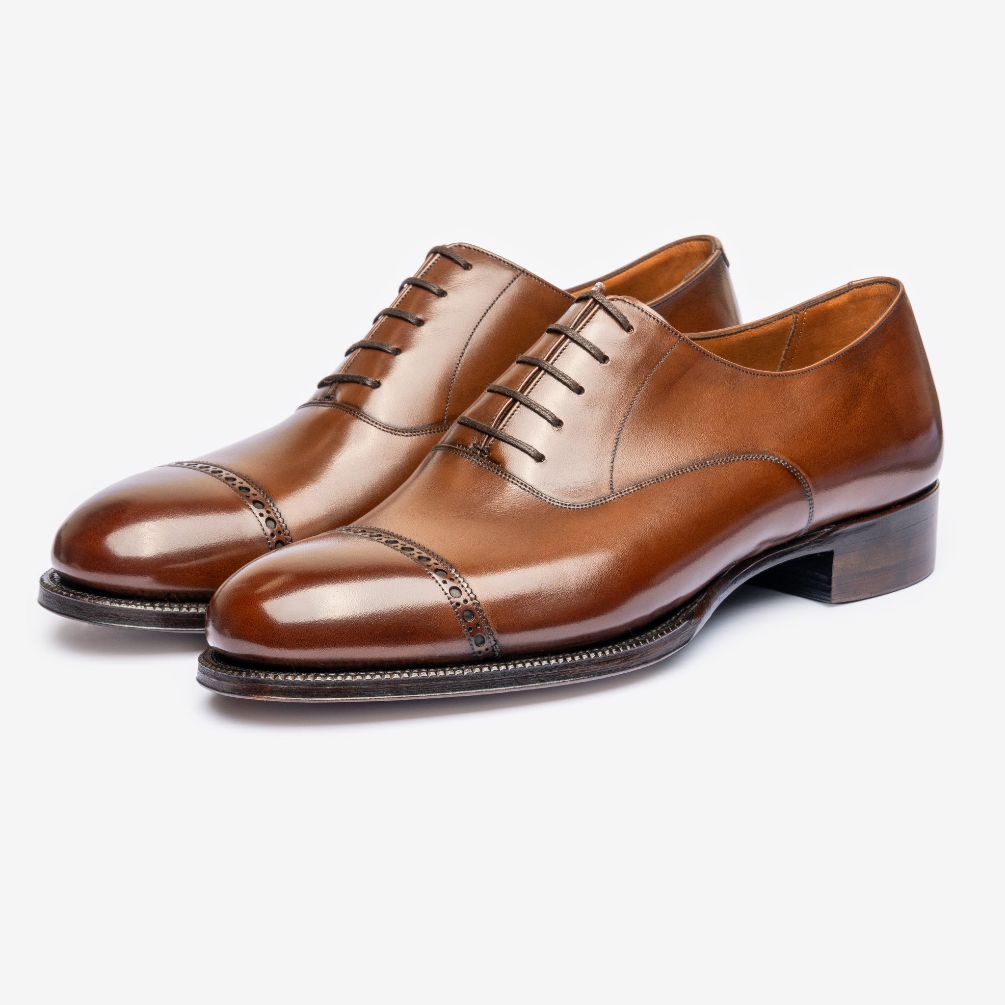 Punch Cap Oxford - Dark Brown - Rui Last - Founders 25