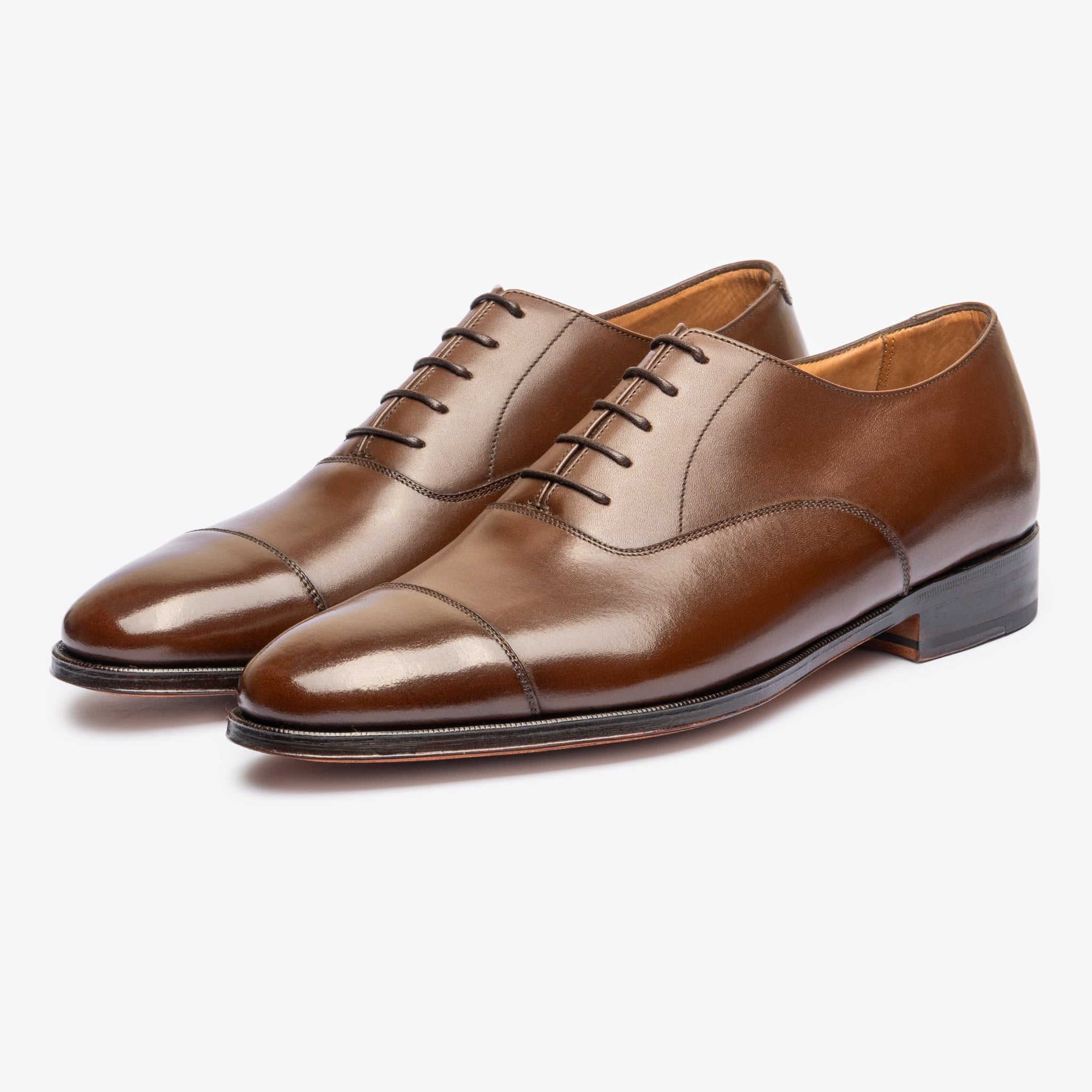 Straight Tip Oxford |  Brown - Blake Line