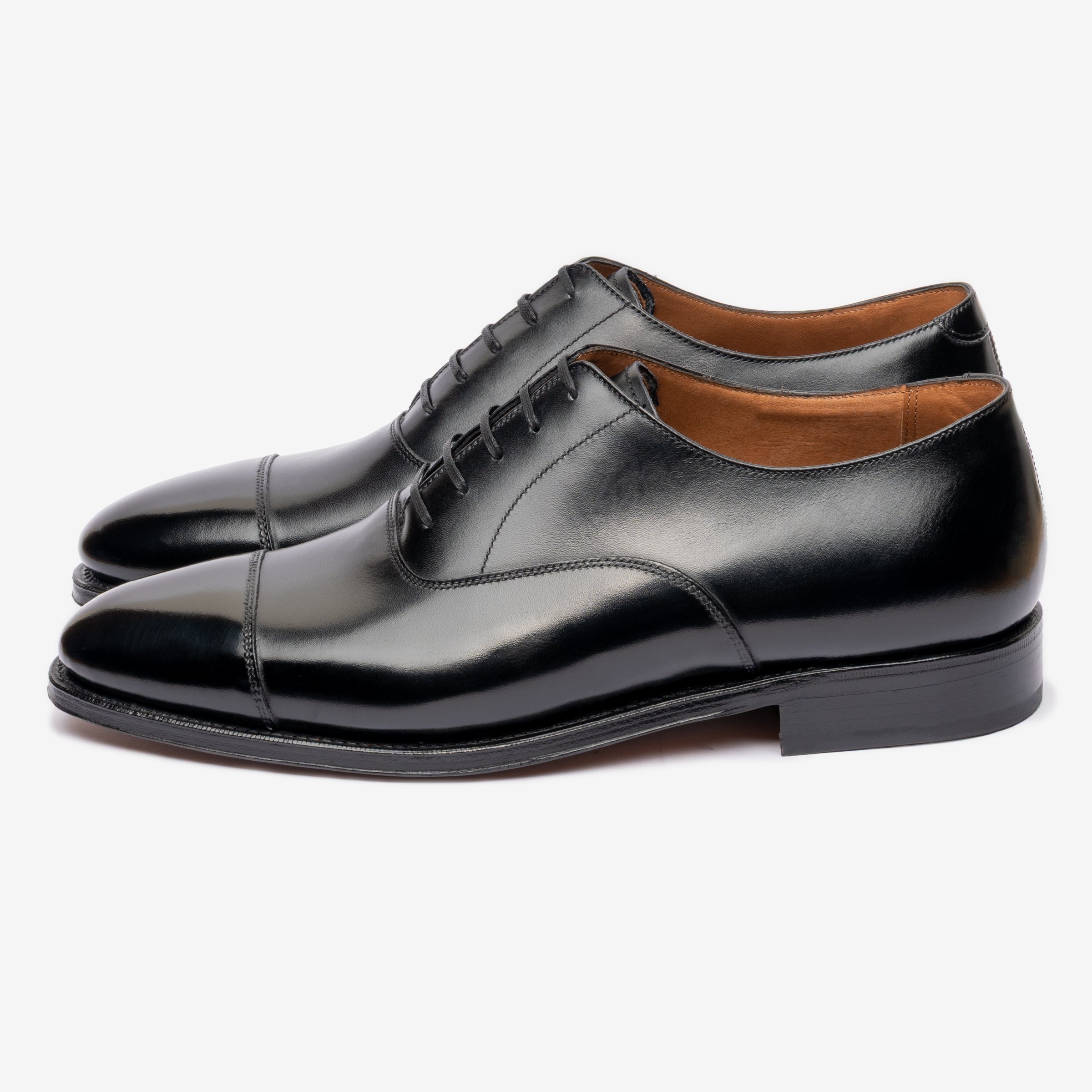 Straight Tip Oxford |  Black - Zip Last