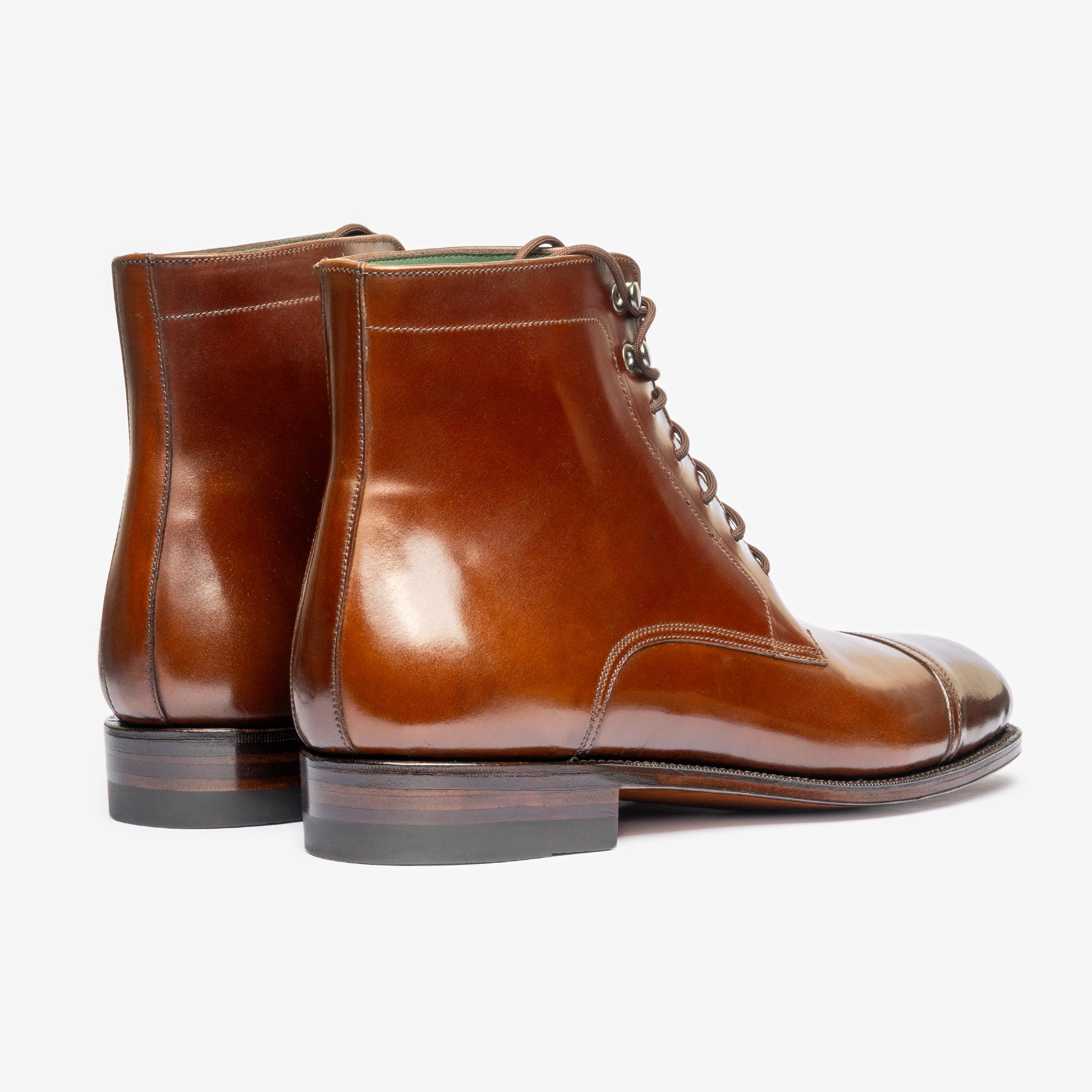 Service Boot |  Cognac Shell Cordovan - Rui Boot Last