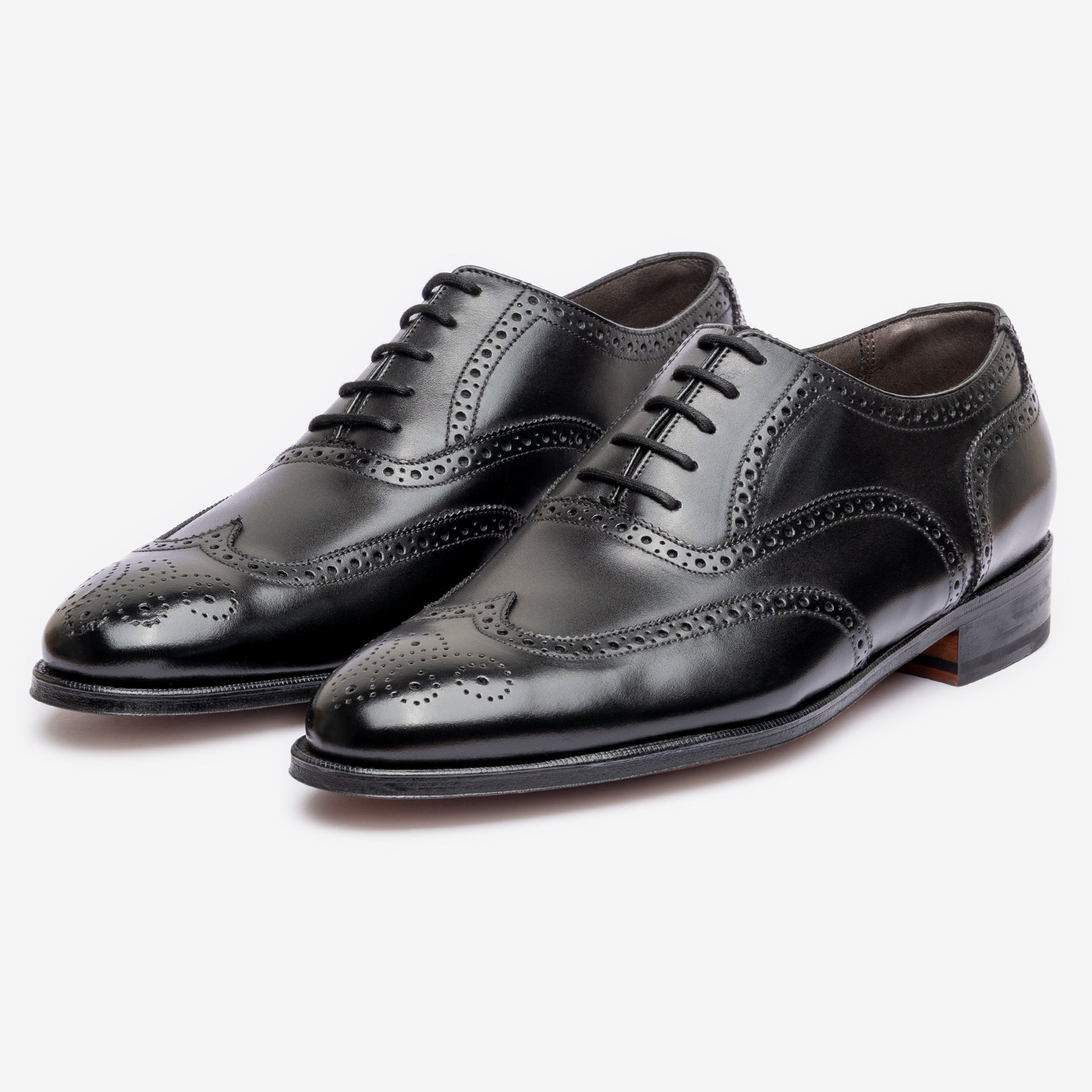black vintage slip dress Ms. Alexander Black/White Patent Leather Lug Wingtip Derby main image 1
