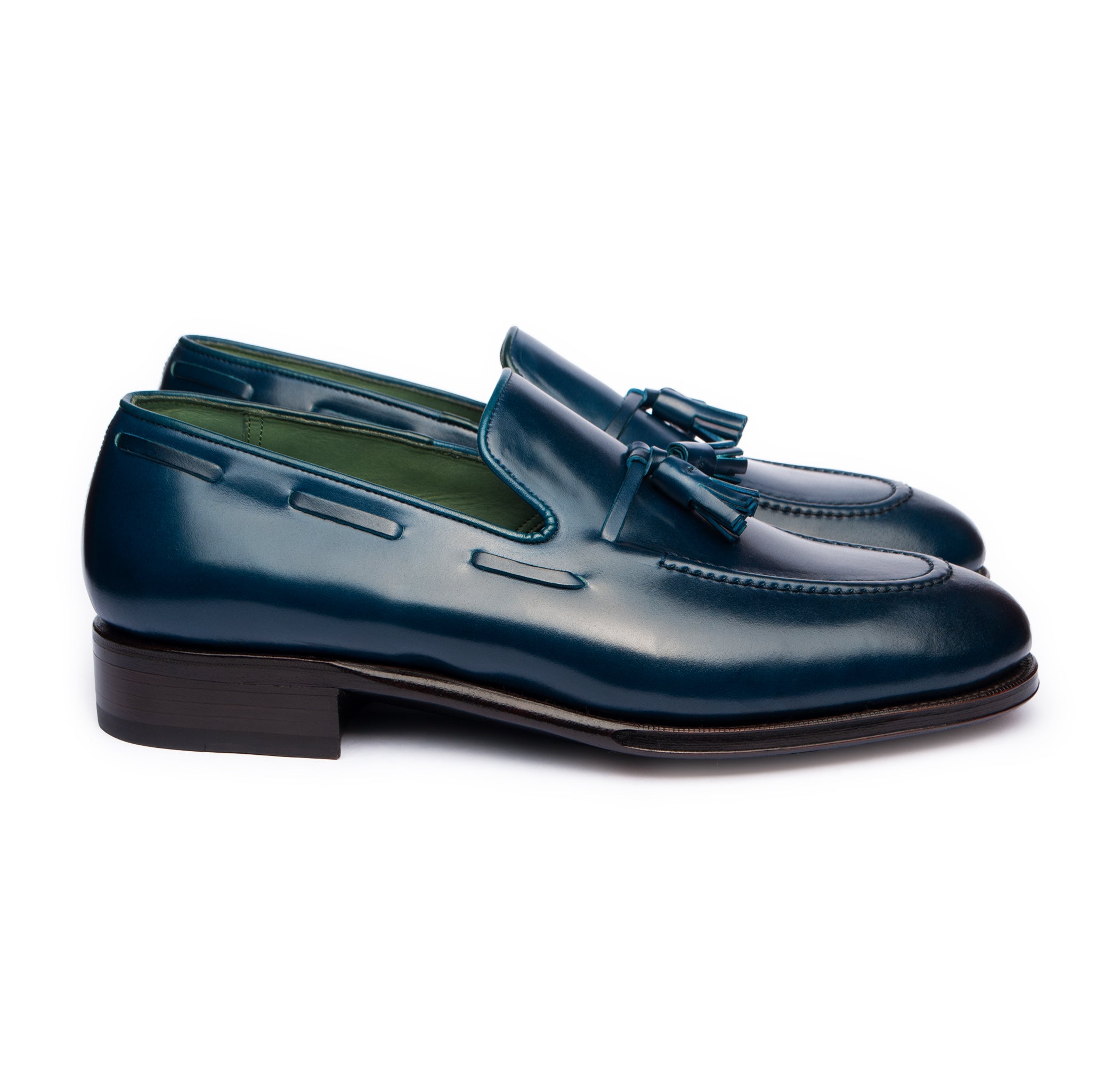 Tassel Loafer |  Blue Shell Cordovan - Rufer Last