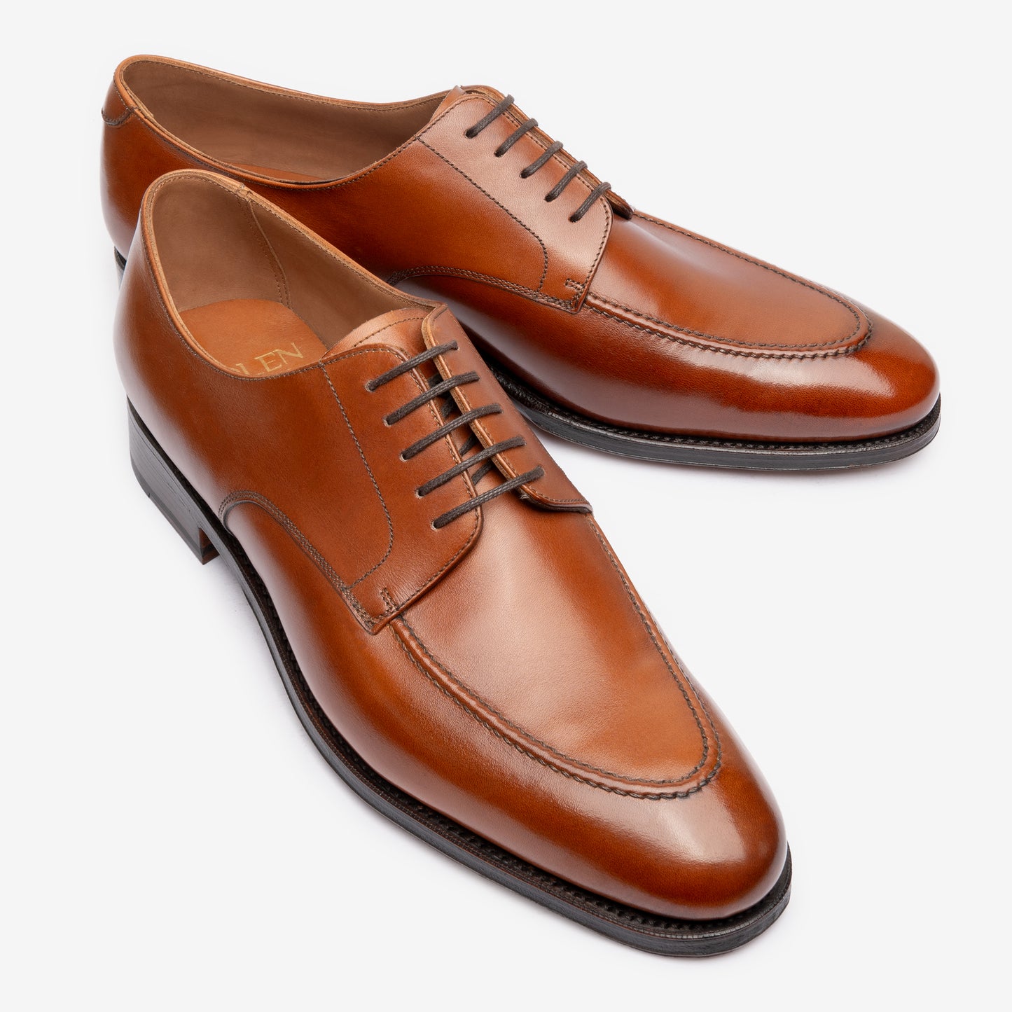 U-Tip Derby - Tan - Chip Last