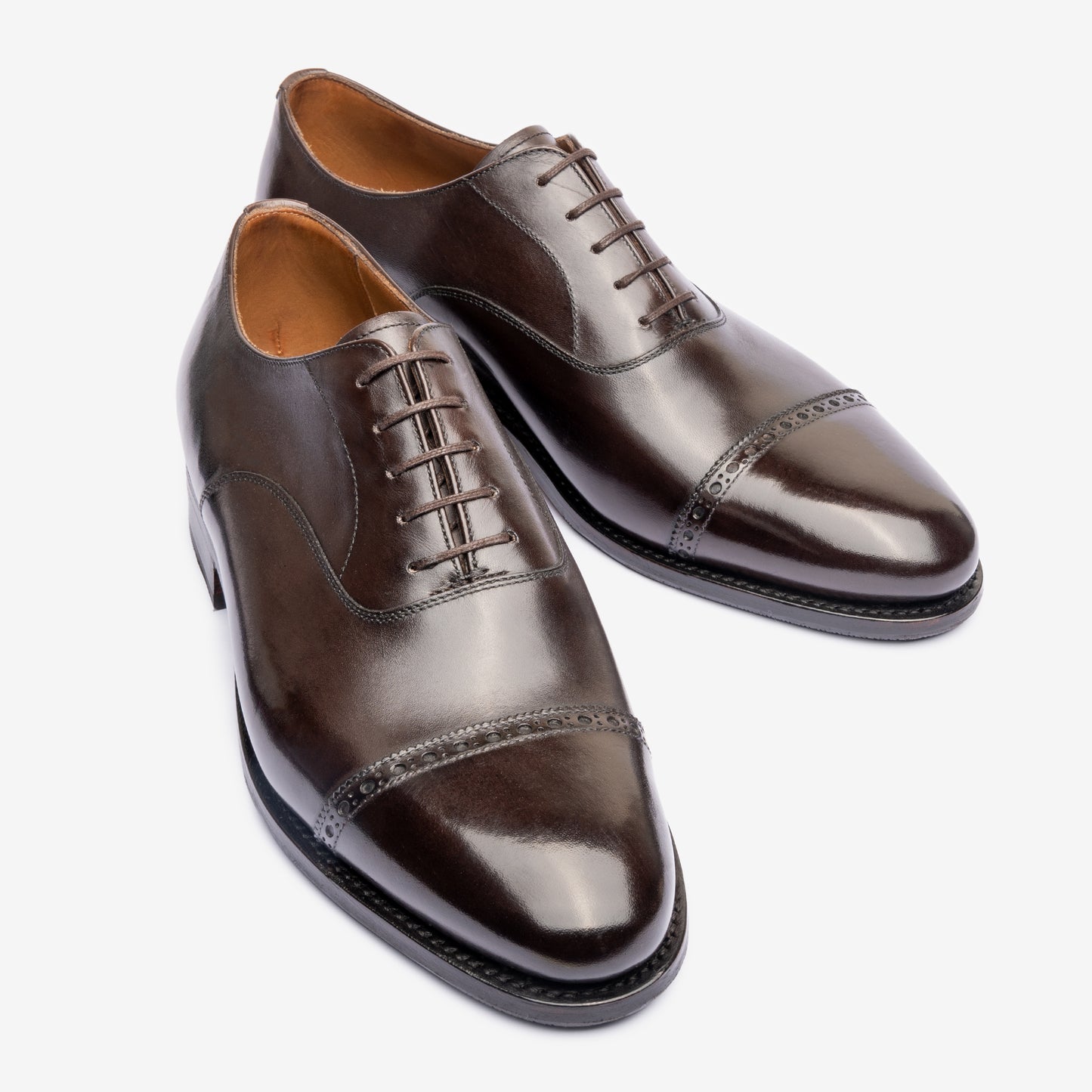 Punch Cap Oxford - Bitter Choco - Chip Last