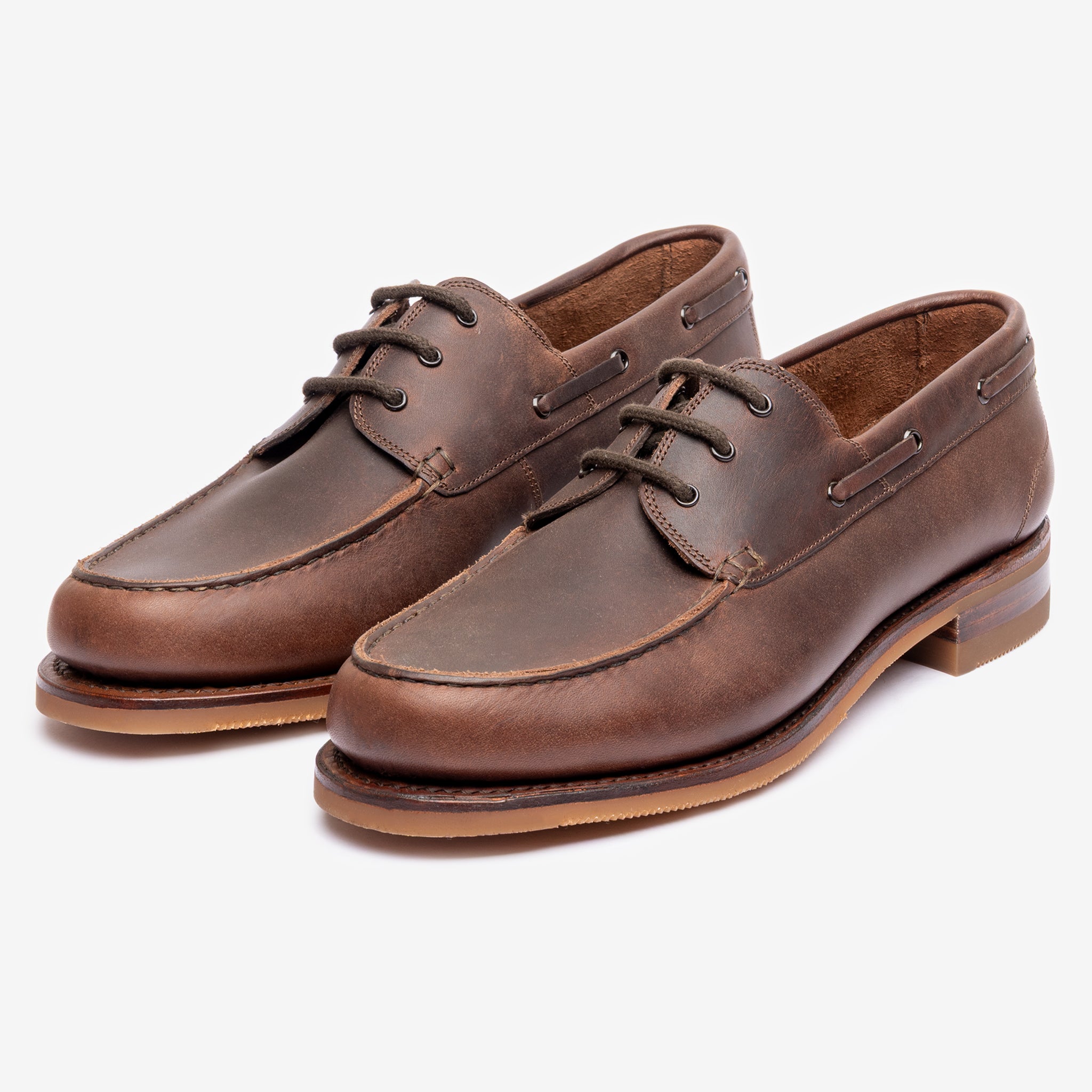 Boat Shoe - Brown Oil pull up - Camp Last
