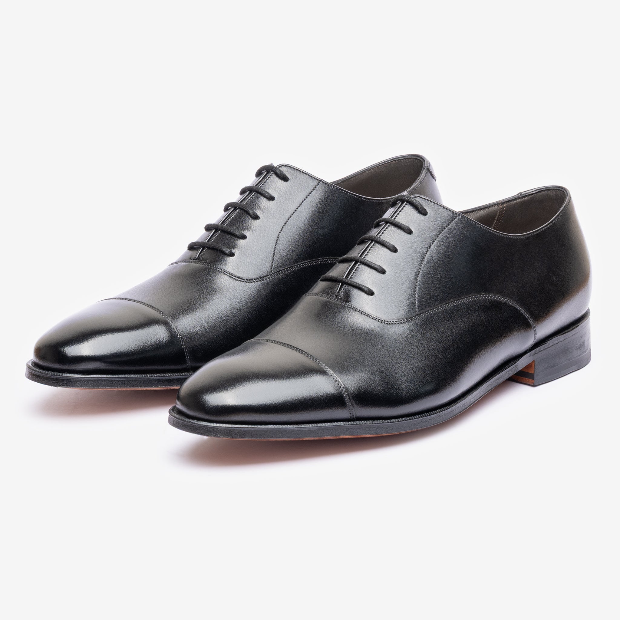 Straight Tip Oxford |  Black - Blake Line