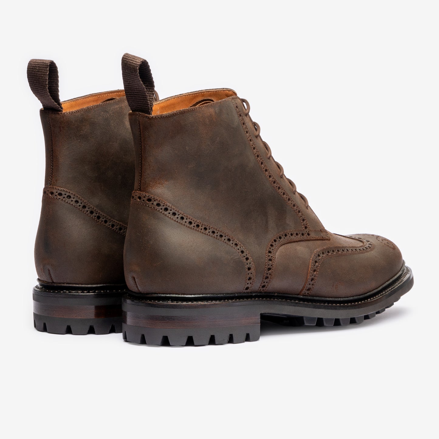 Wingtip Boot - Waxy Commander Brown - Saga Last