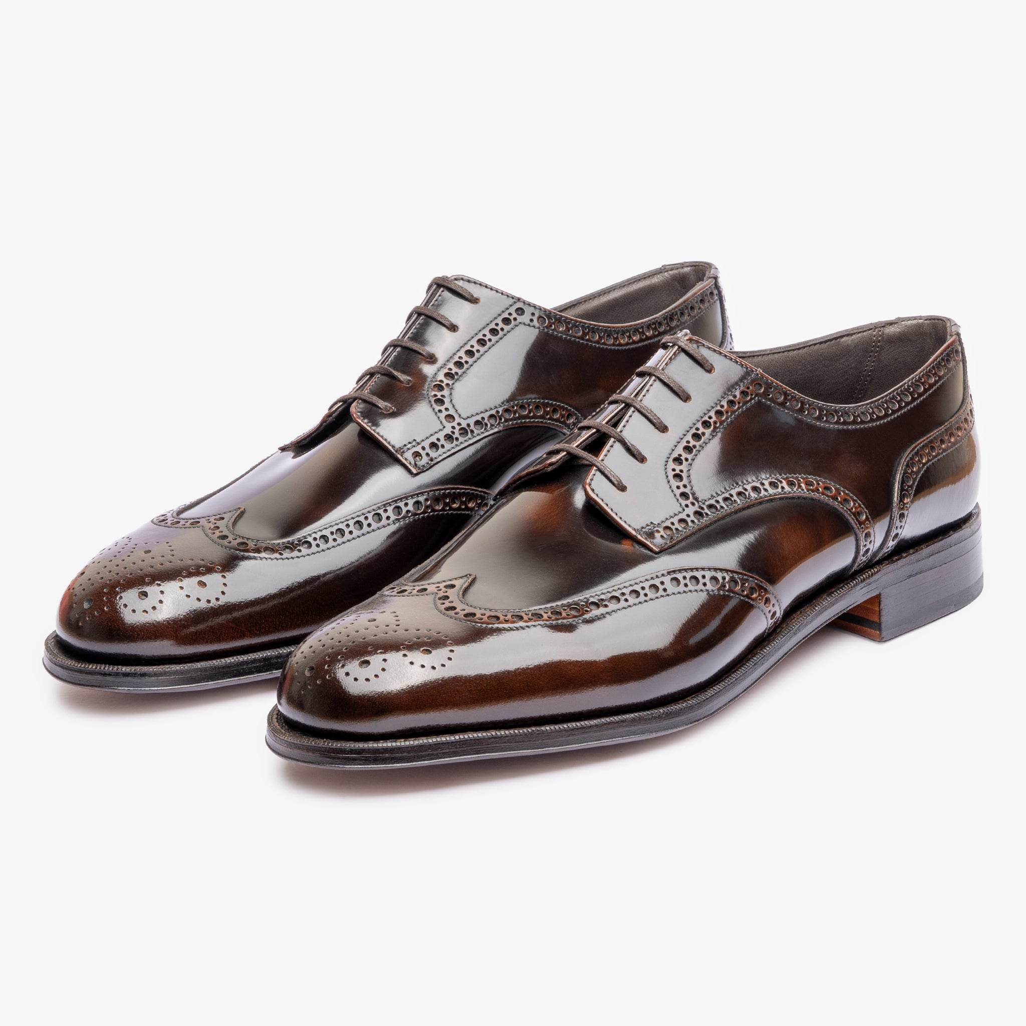Wingtip Derby |  Brown Brush Off - Rui Last