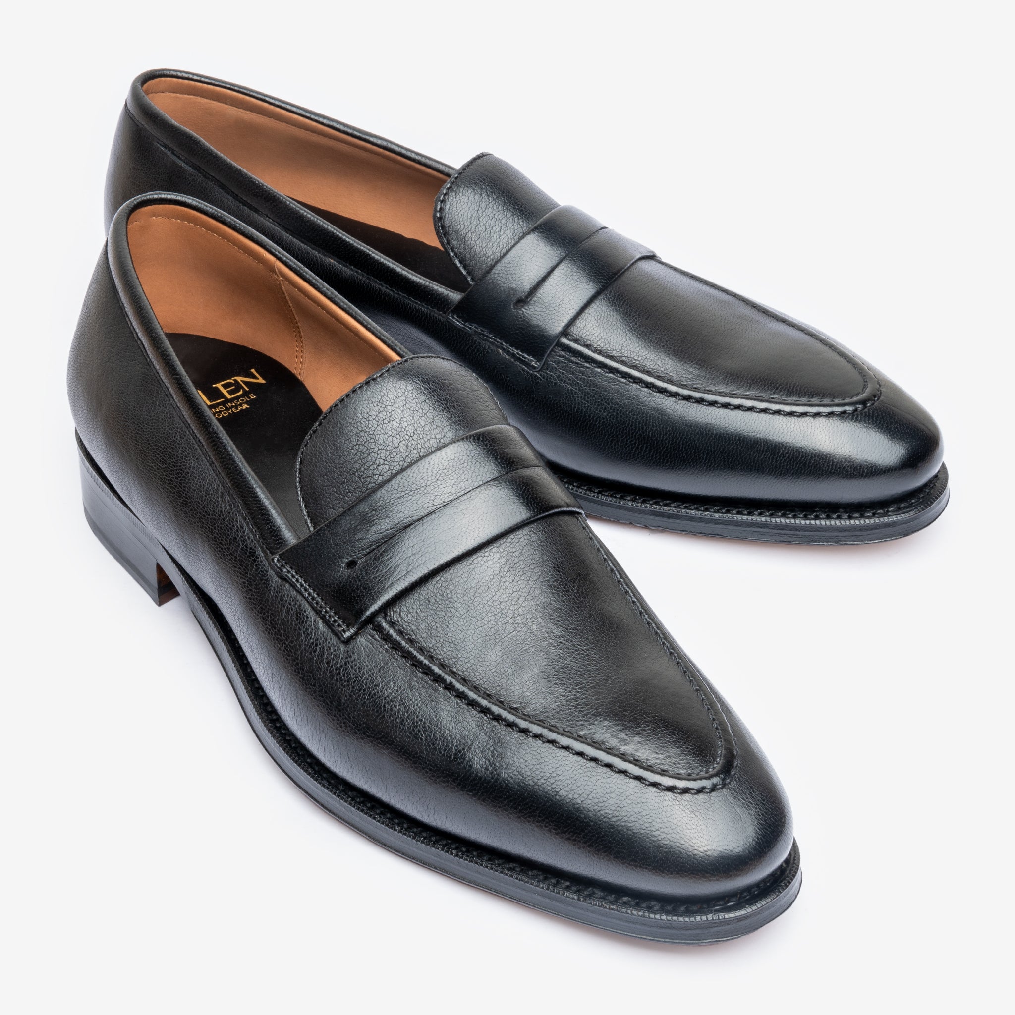 Punch Line Loafer |  Black Deer Leather - Zilo Last