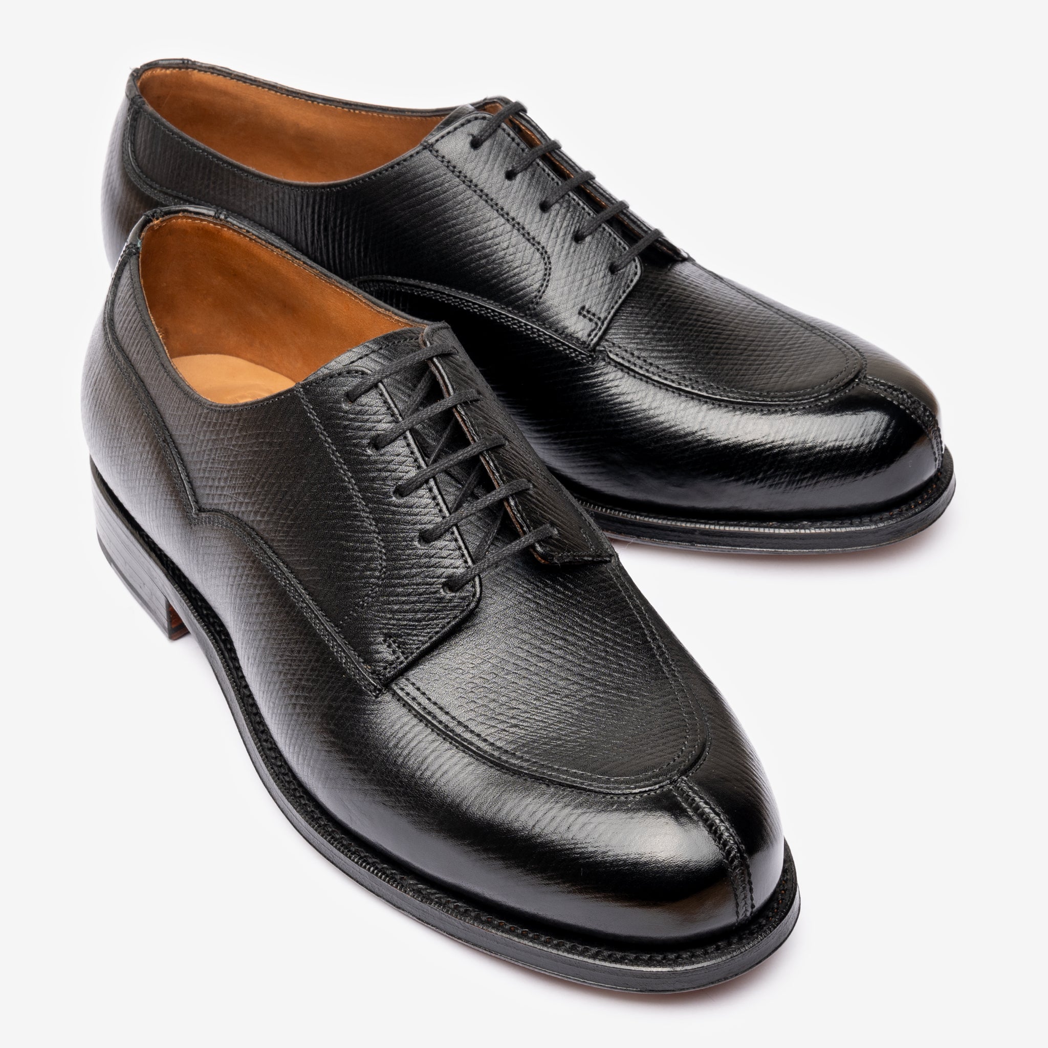 Dimple Derby |  Black Reindeer Calf - Mag Last