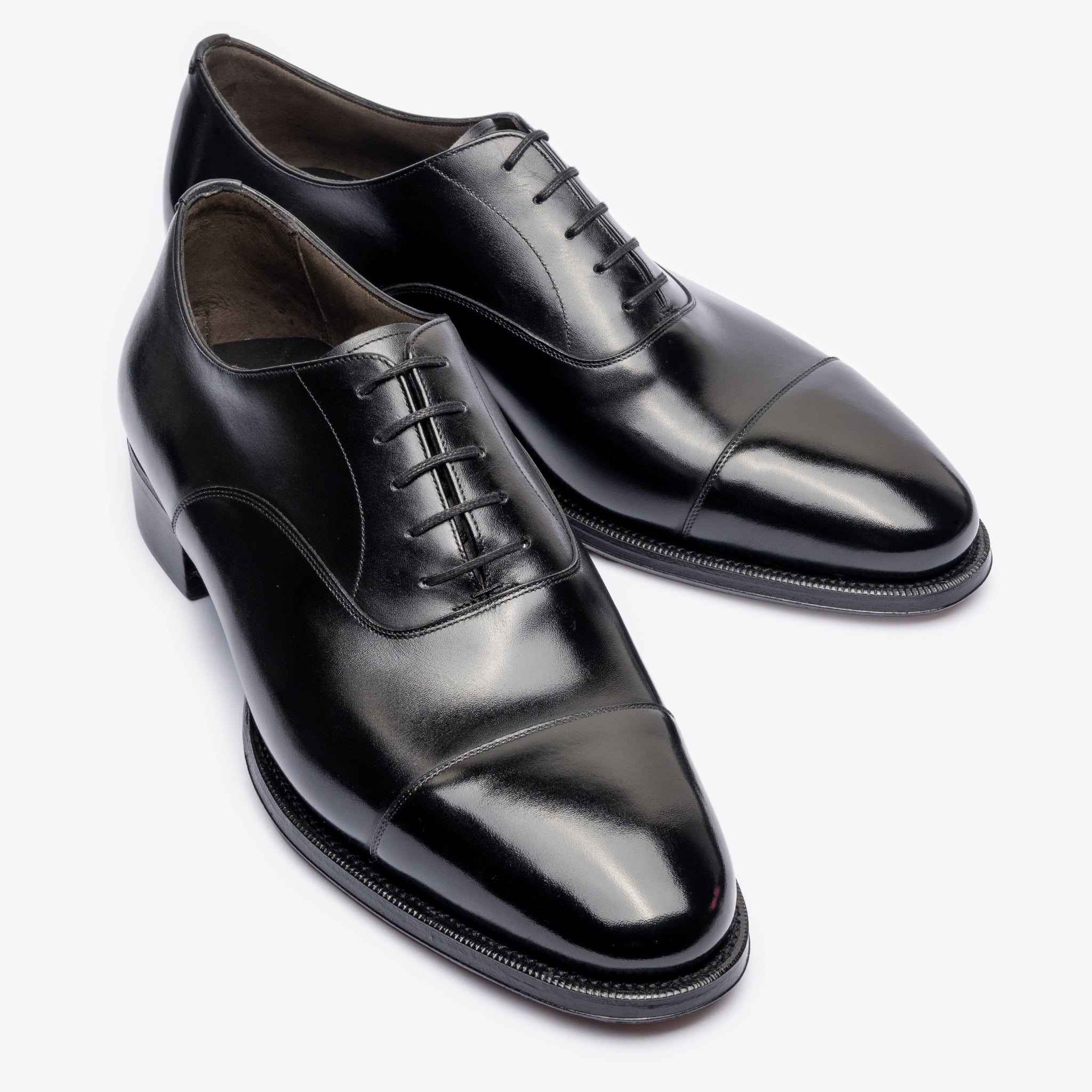 Straight Tip Oxford |  Black - Chip Last - Founders 25