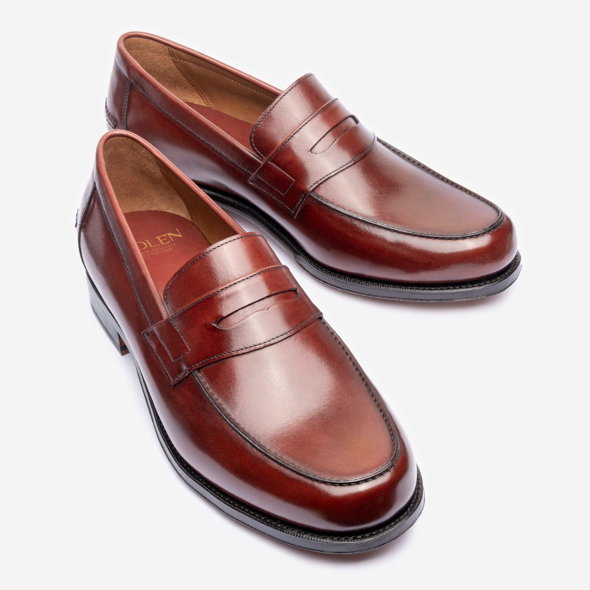 Moccasin |  Burgundy - Armin Last
