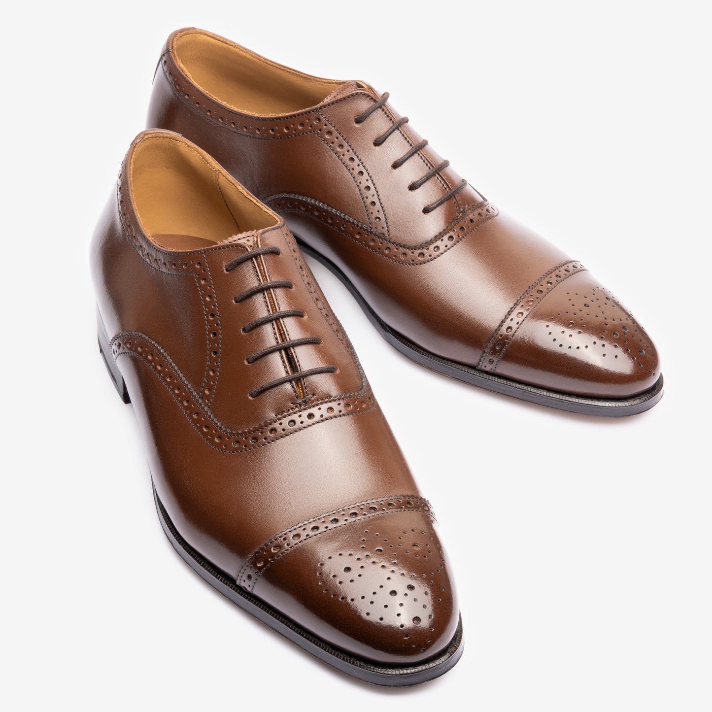 Semi Brogue Oxford - Brown - Blake Line