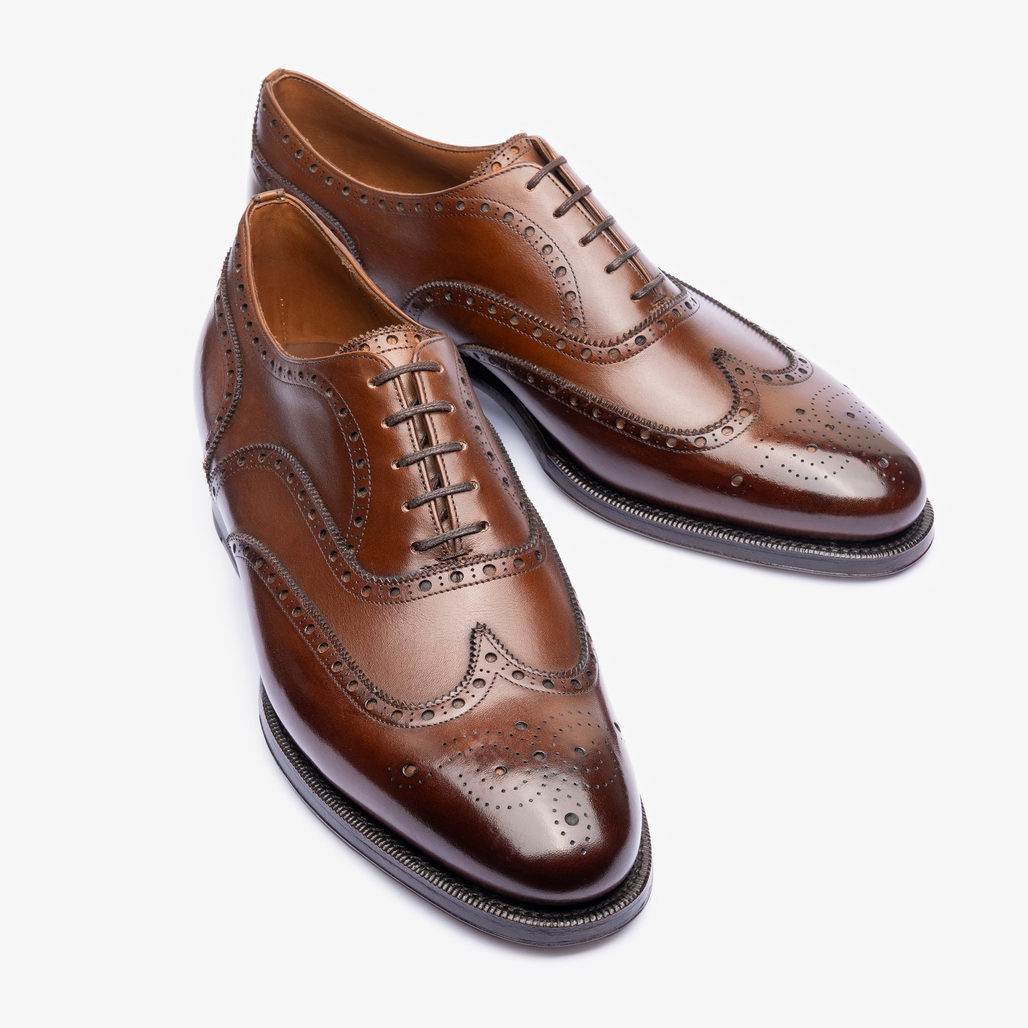 Wingtip Oxford |  Brown - Chip Last - Founders 25