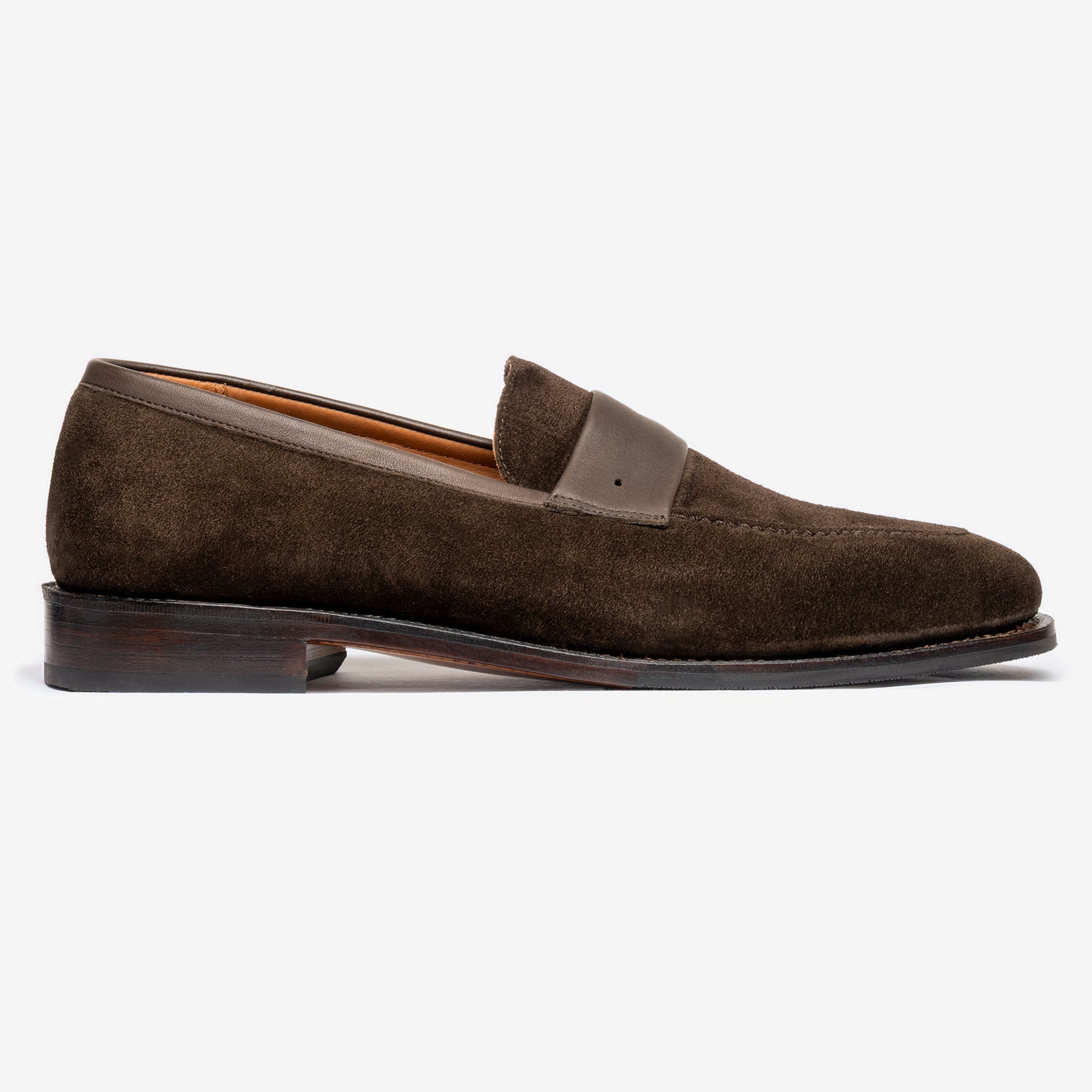 Punch Line Loafer |  Bitter Choco Janus Calf - Zilo Last