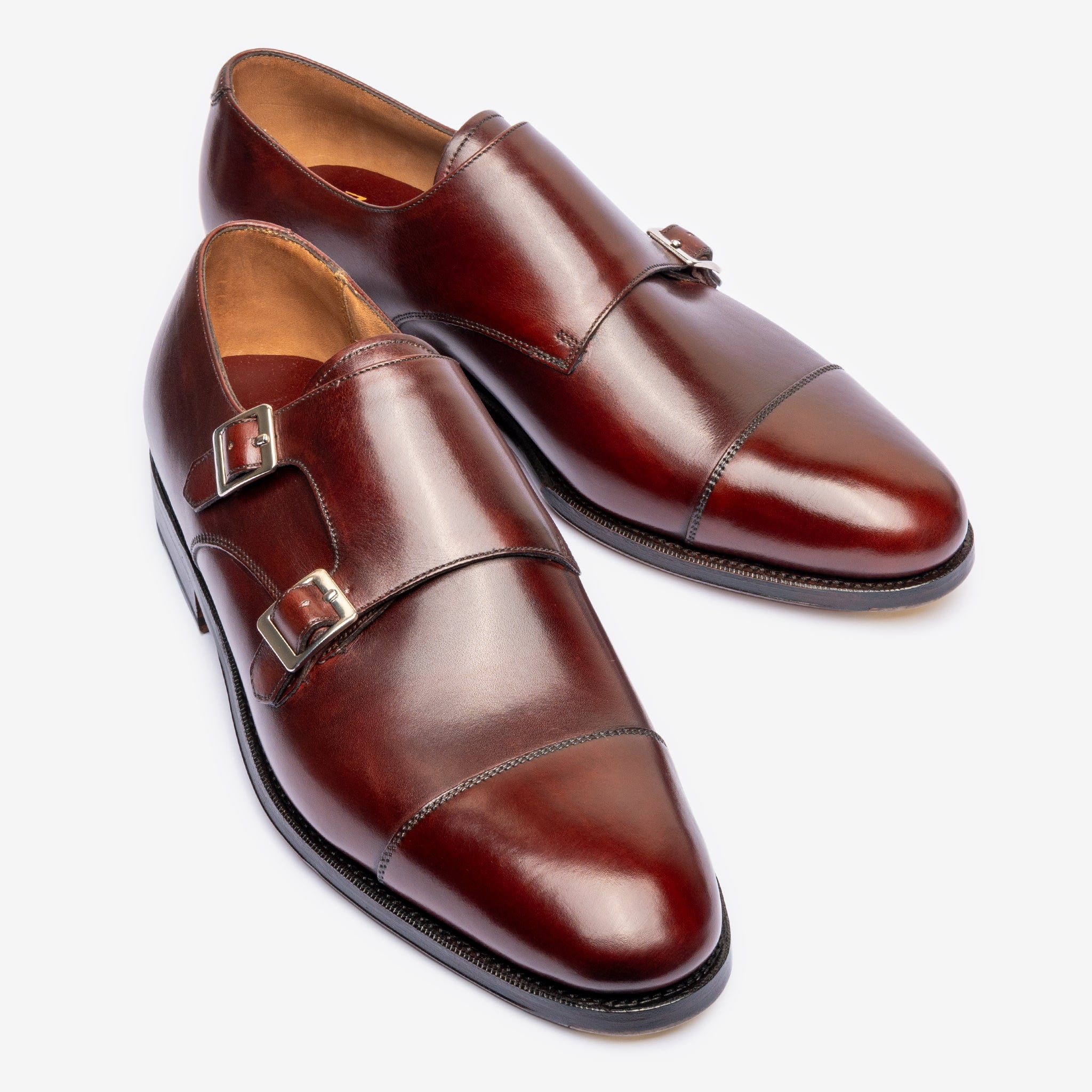 Double Monk - Burgundy - Zip Last – Bridlen
