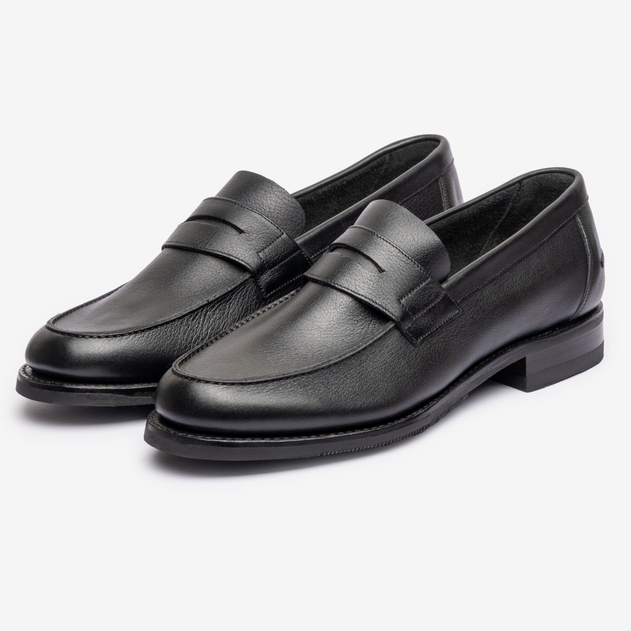 Unlined Moccasin | Noir Milled - Armin Last