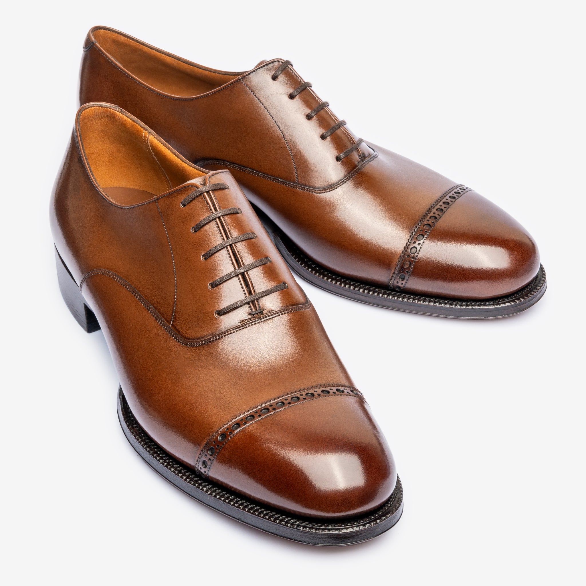 Punch Cap Oxford - Dark Brown - Rui Last - Founders 25