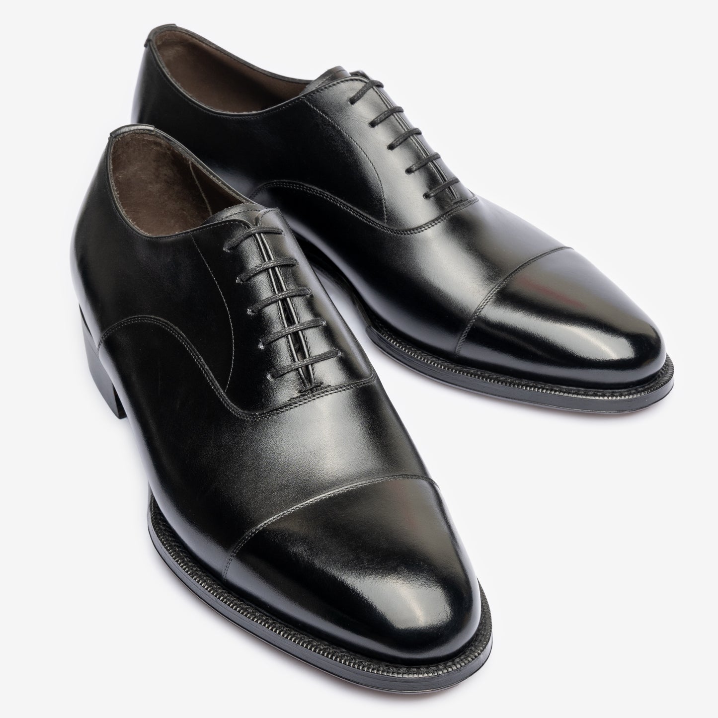Straight Tip Oxford - Black - Zip Last - Founders 25