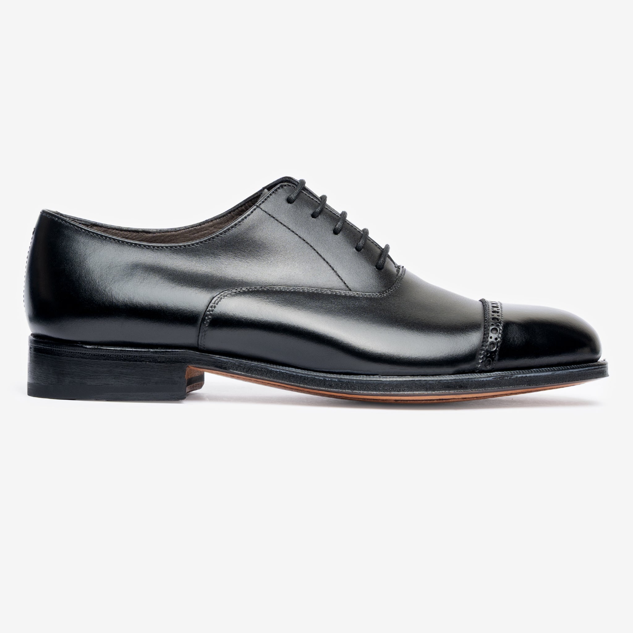 Punch Cap Oxford |  Black - Blake Line