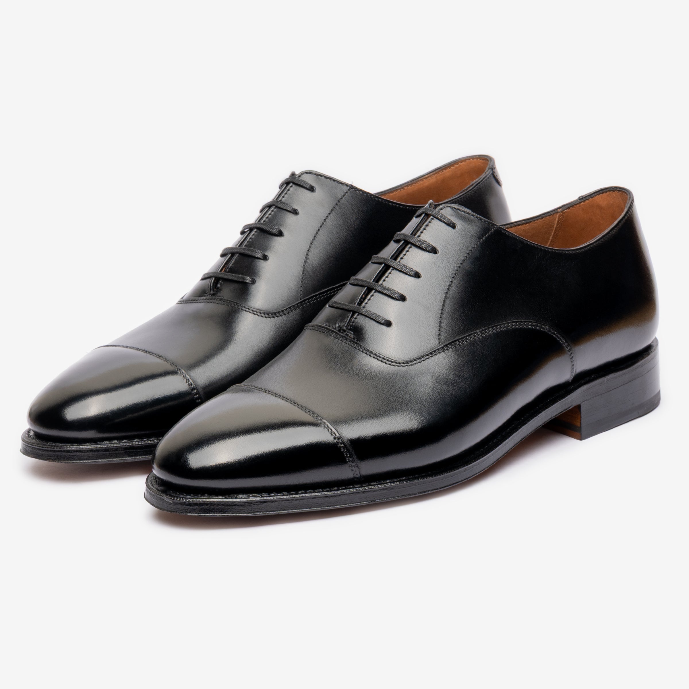 Straight Tip Oxford |  Black - Zip Last