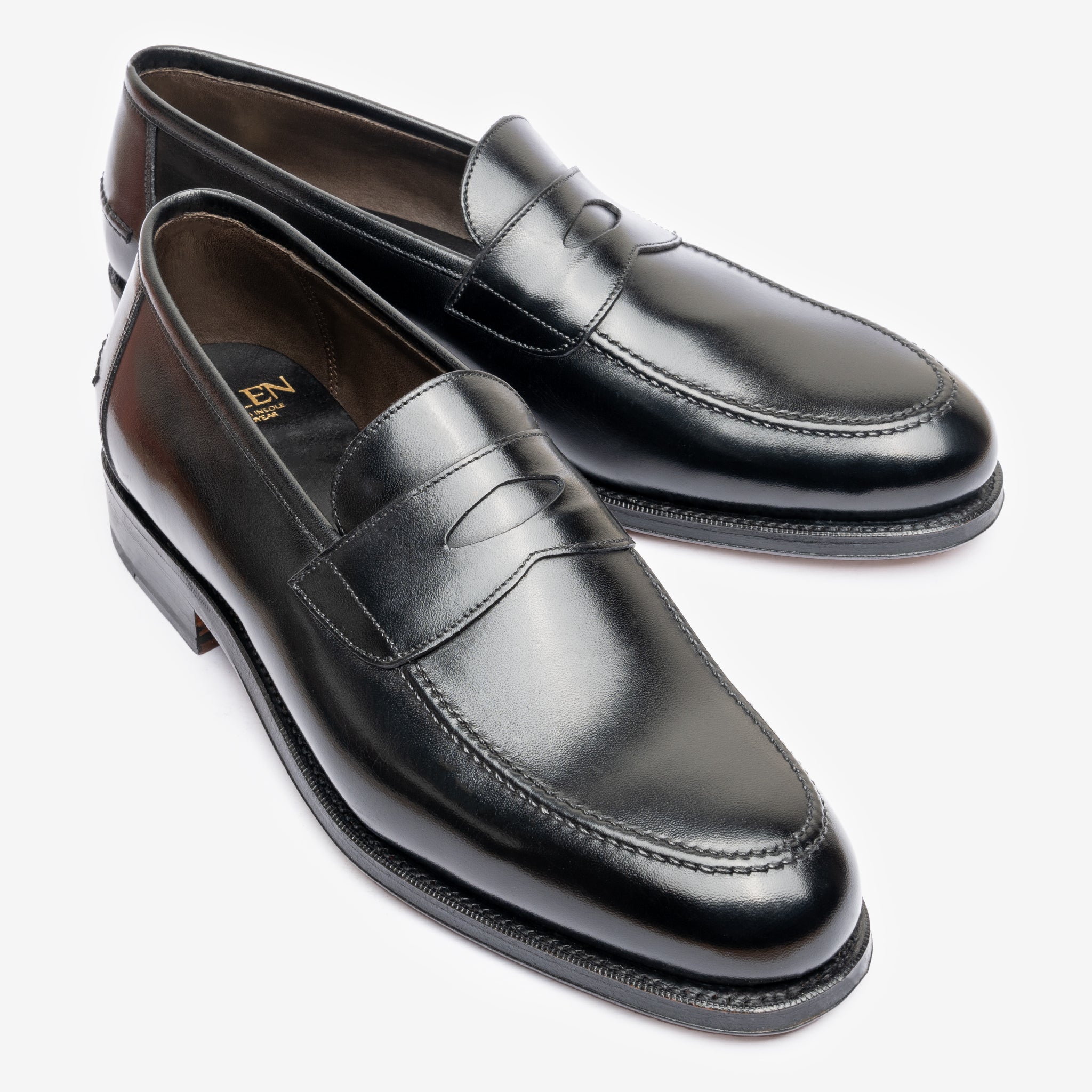Penny Loafer Ii |  Black - Rufer Last
