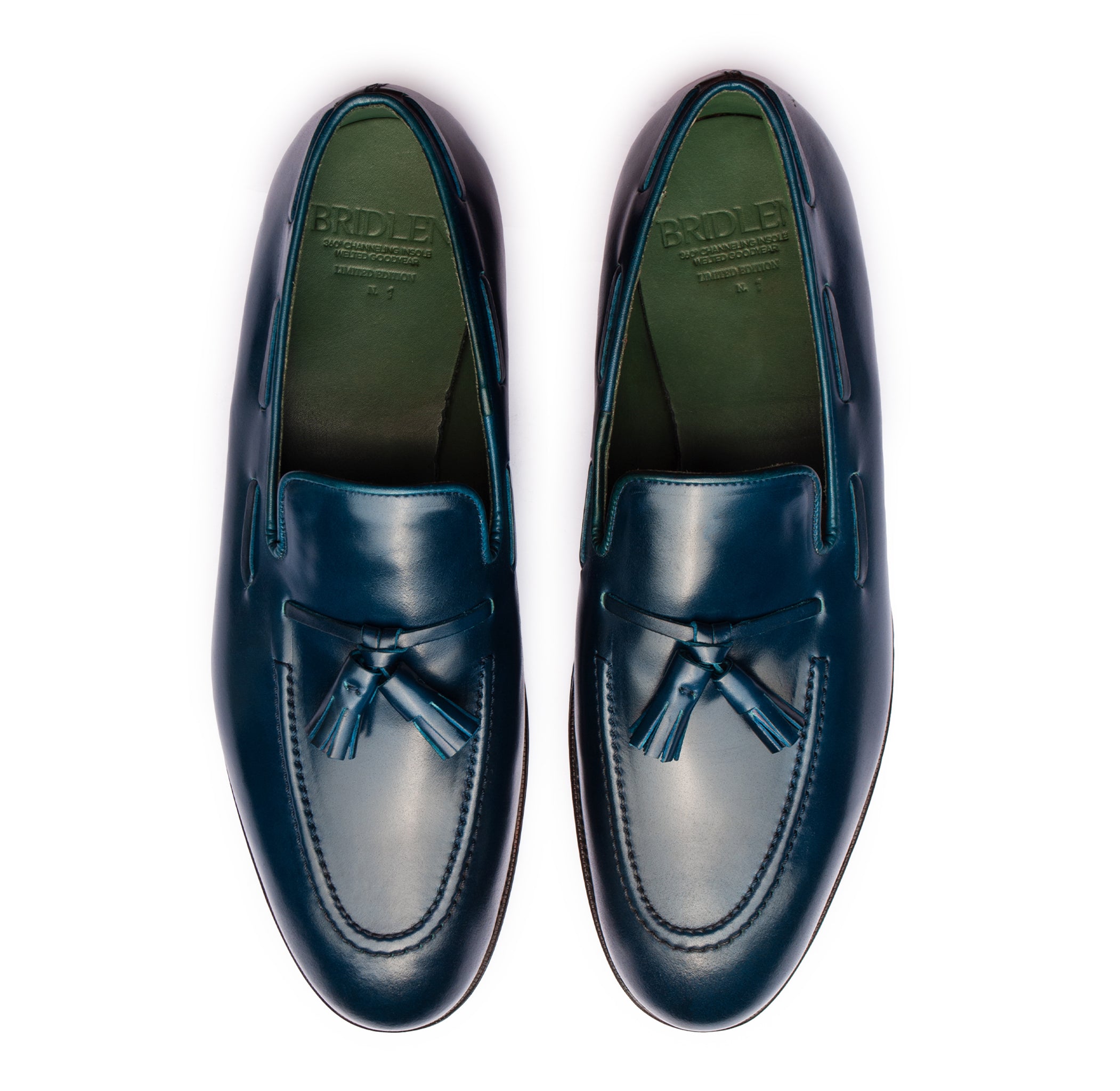 Tassel Loafer |  Blue Shell Cordovan - Rufer Last