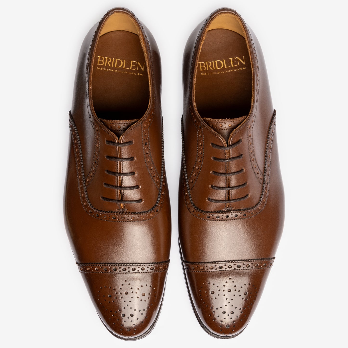 Semi Brogue Oxford - Brown - Blake Line